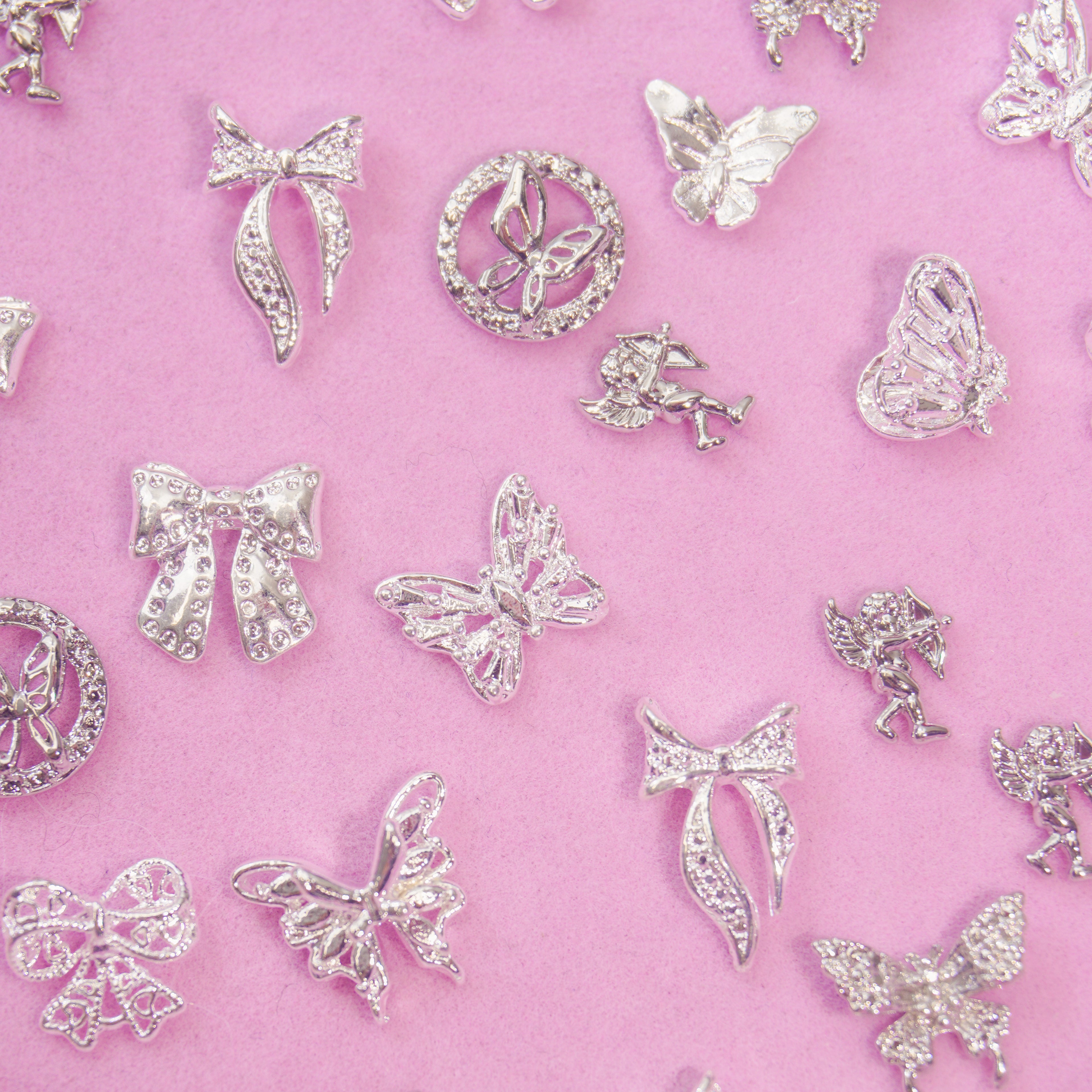 Moonlit Butterfly-Shine Shine DIY Metal Nail Charms