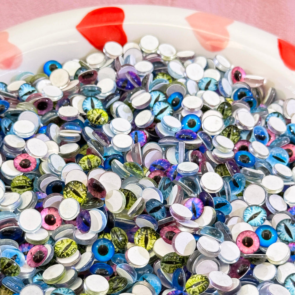 Rainbow Gaze-Shine Shine DIY Glass Nail Charms