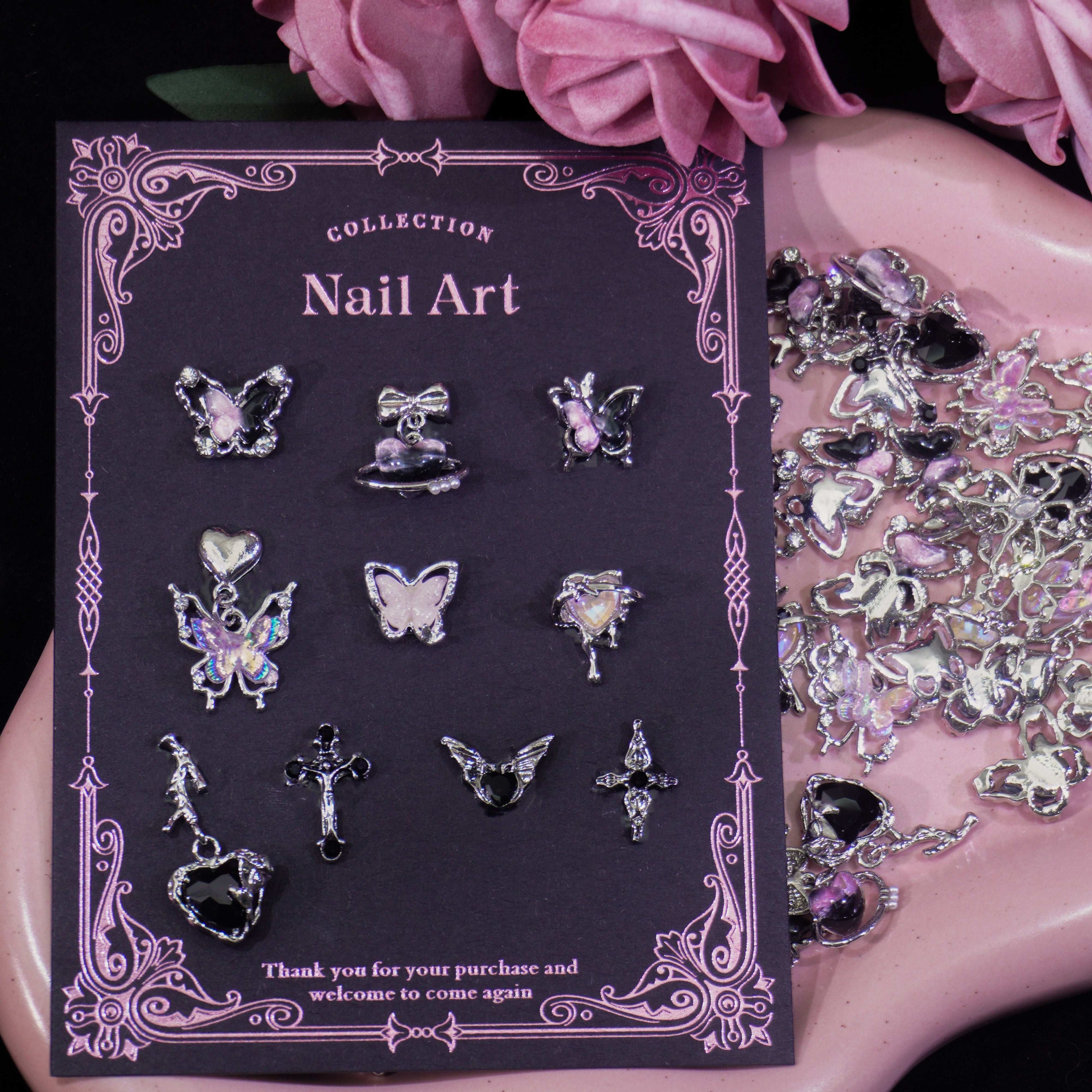 Astral Wings-Shine Shine DIY Metal Nail Charms