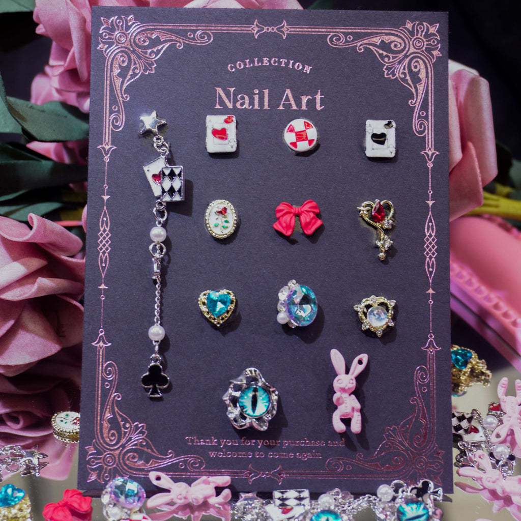 Alice's Twisted Time -Shine Shine DIY Metal Nails Charms