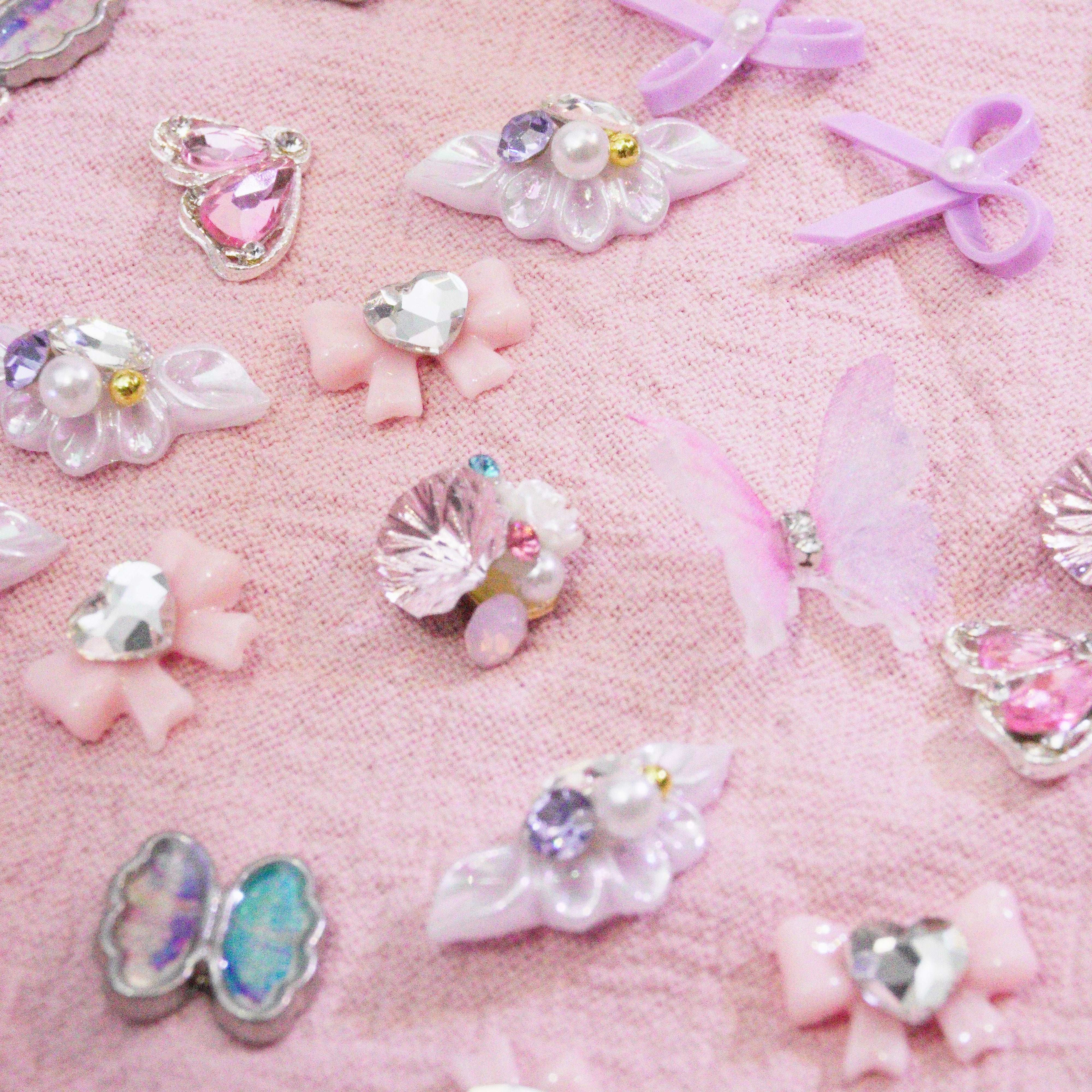 Butterfly Bliss-Shine Shine DIY  Resin & Metal Nail Charms