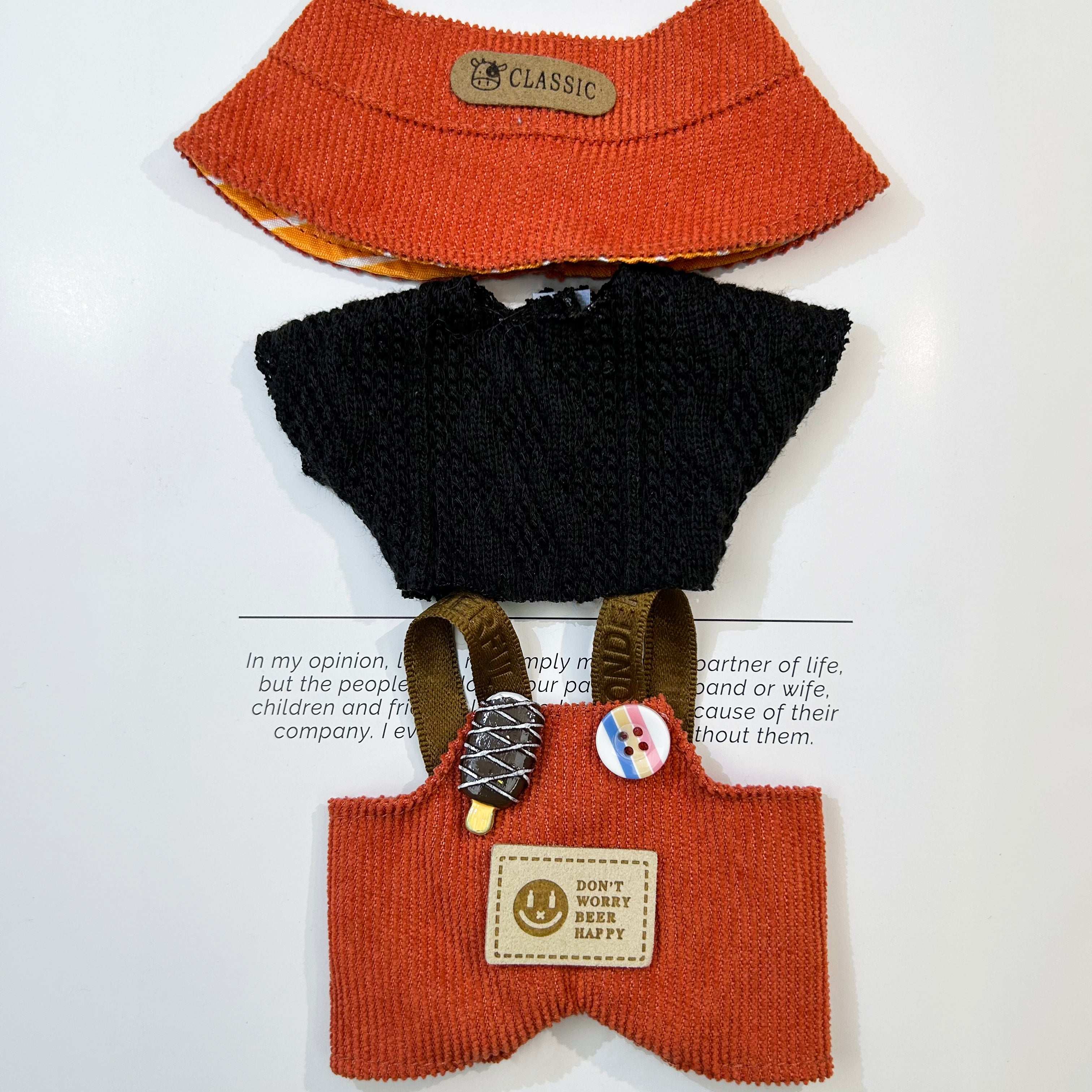 Joyful Classic Set-for 17cm Dolls (Labubu-Optimized Fit)