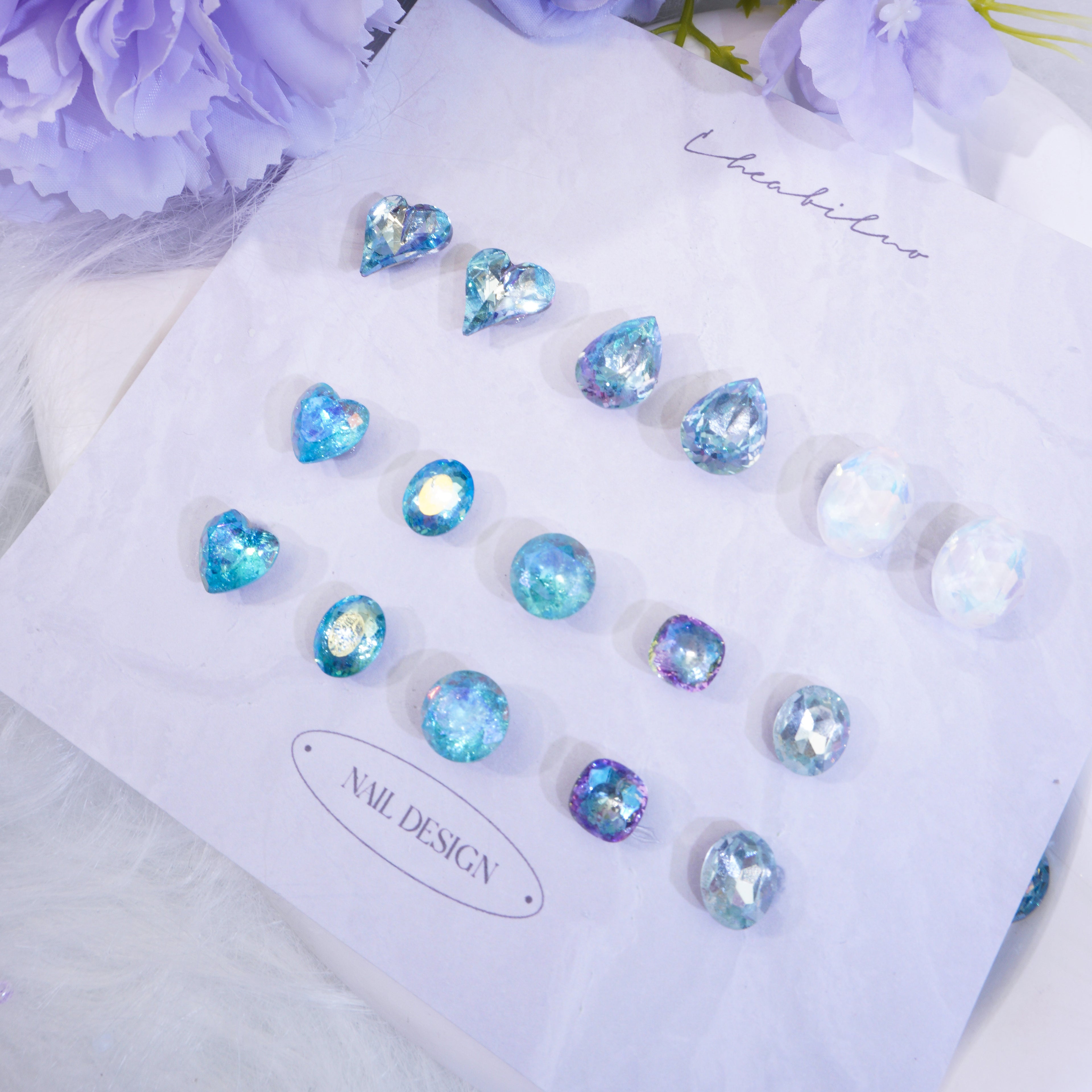 Ocean Breeze-Shine Shine DIY K9 Nails/Charms