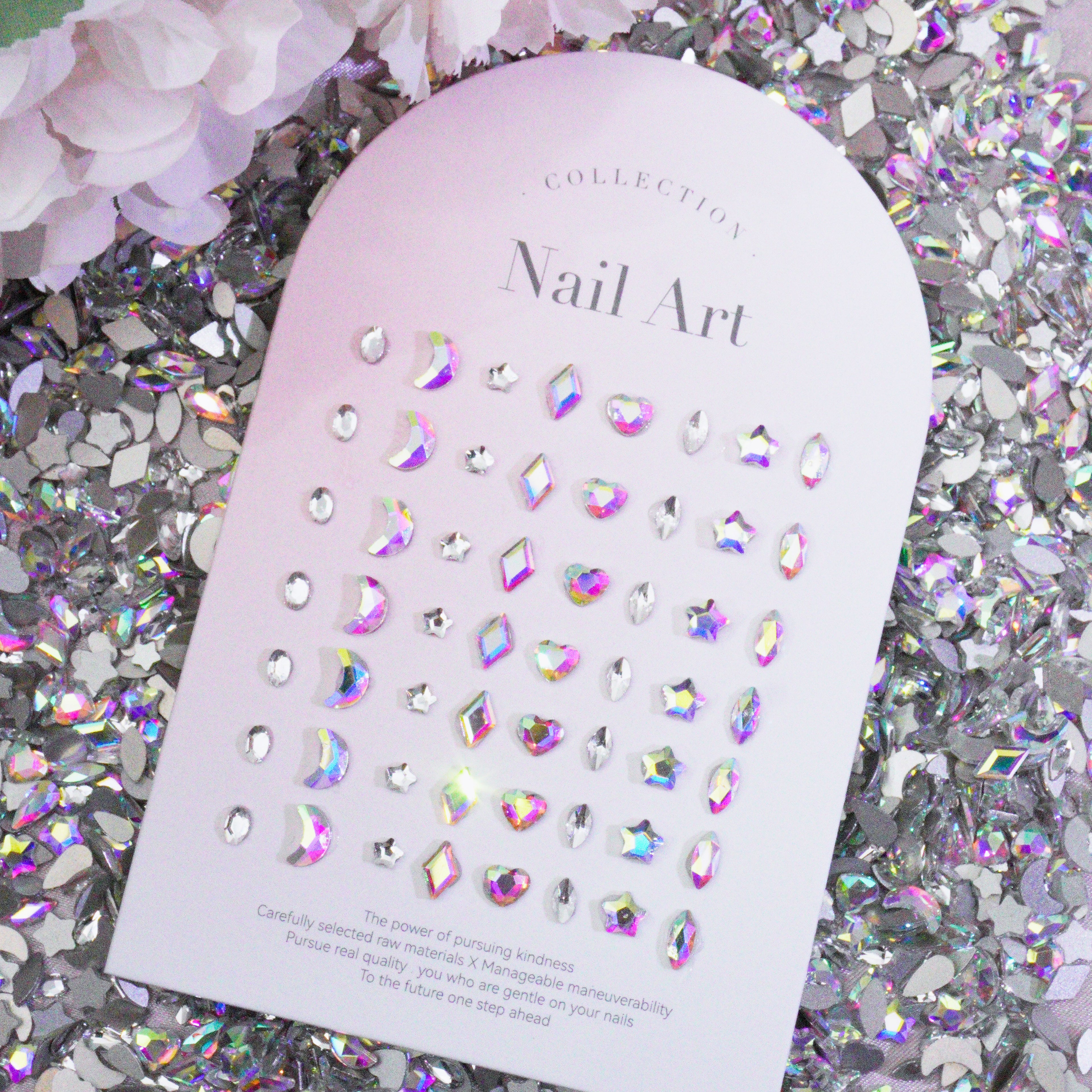 DuoTone Delight -Shine Shine DIY Glass Nail Charms