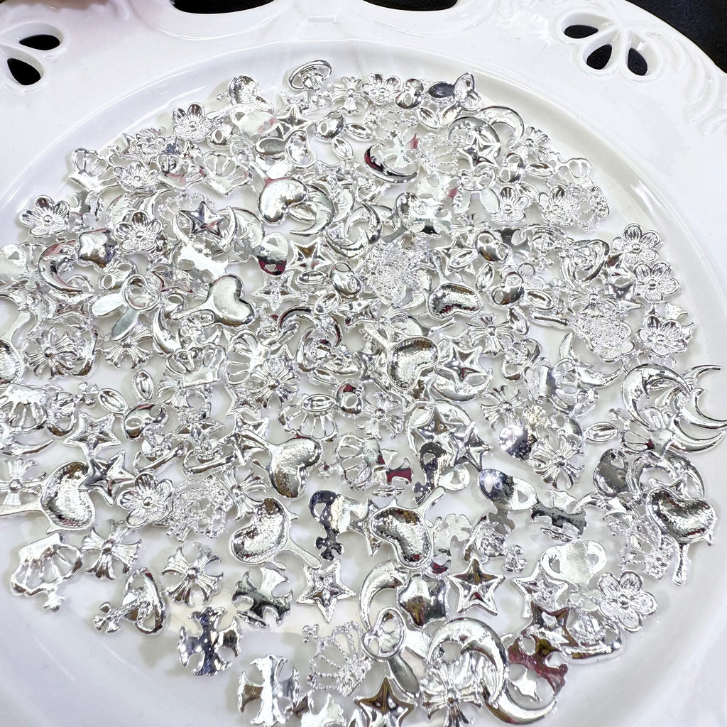 Silver Dream-Shine Shine DIY Glass Nail Charms