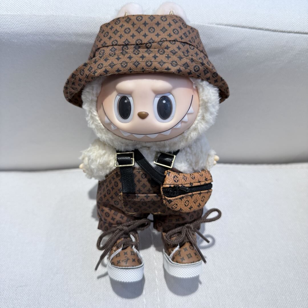 [WY-35]LU Leather set-for 17cm Dolls (Labubu-Optimized Fit）