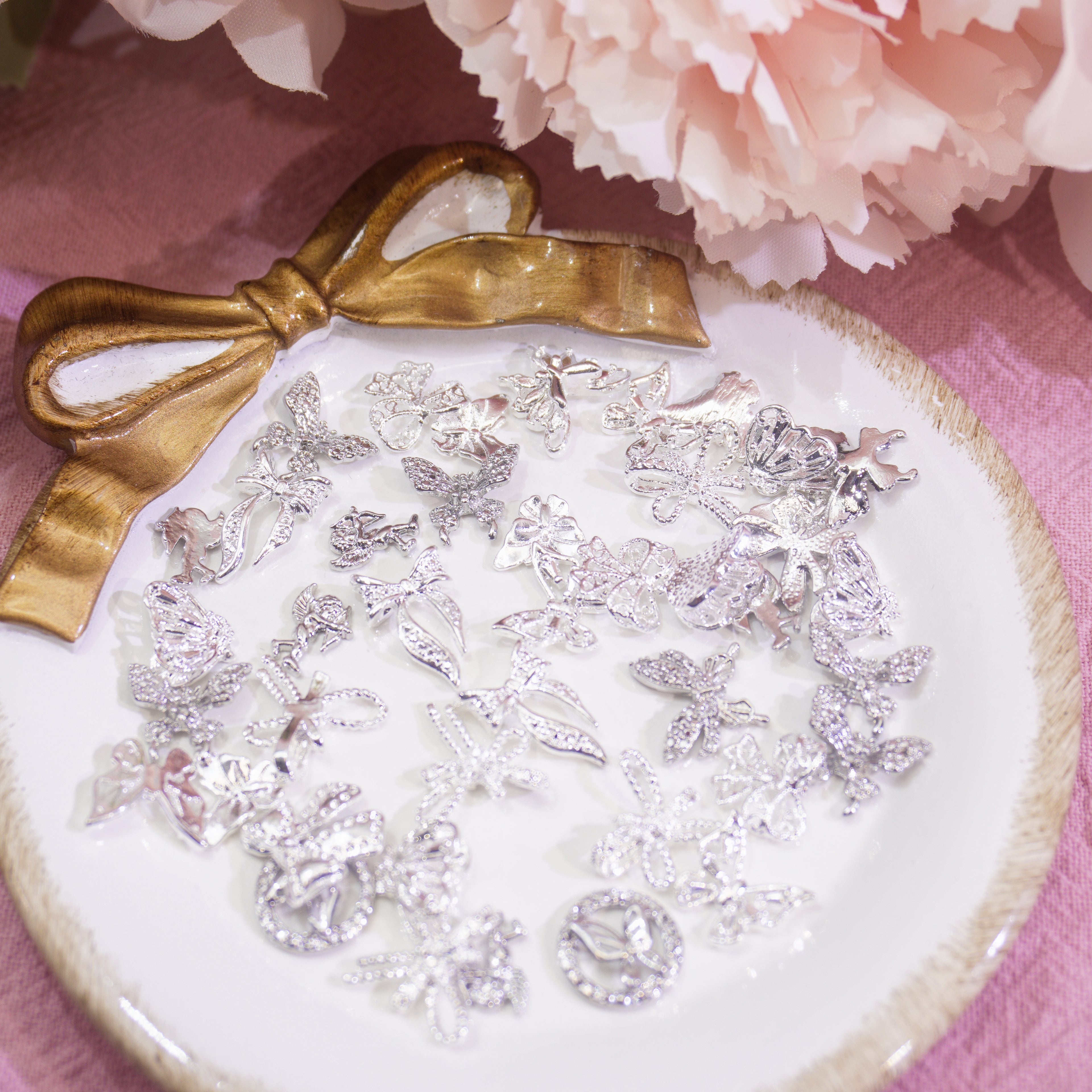 Moonlit Butterfly-Shine Shine DIY Metal Nail Charms