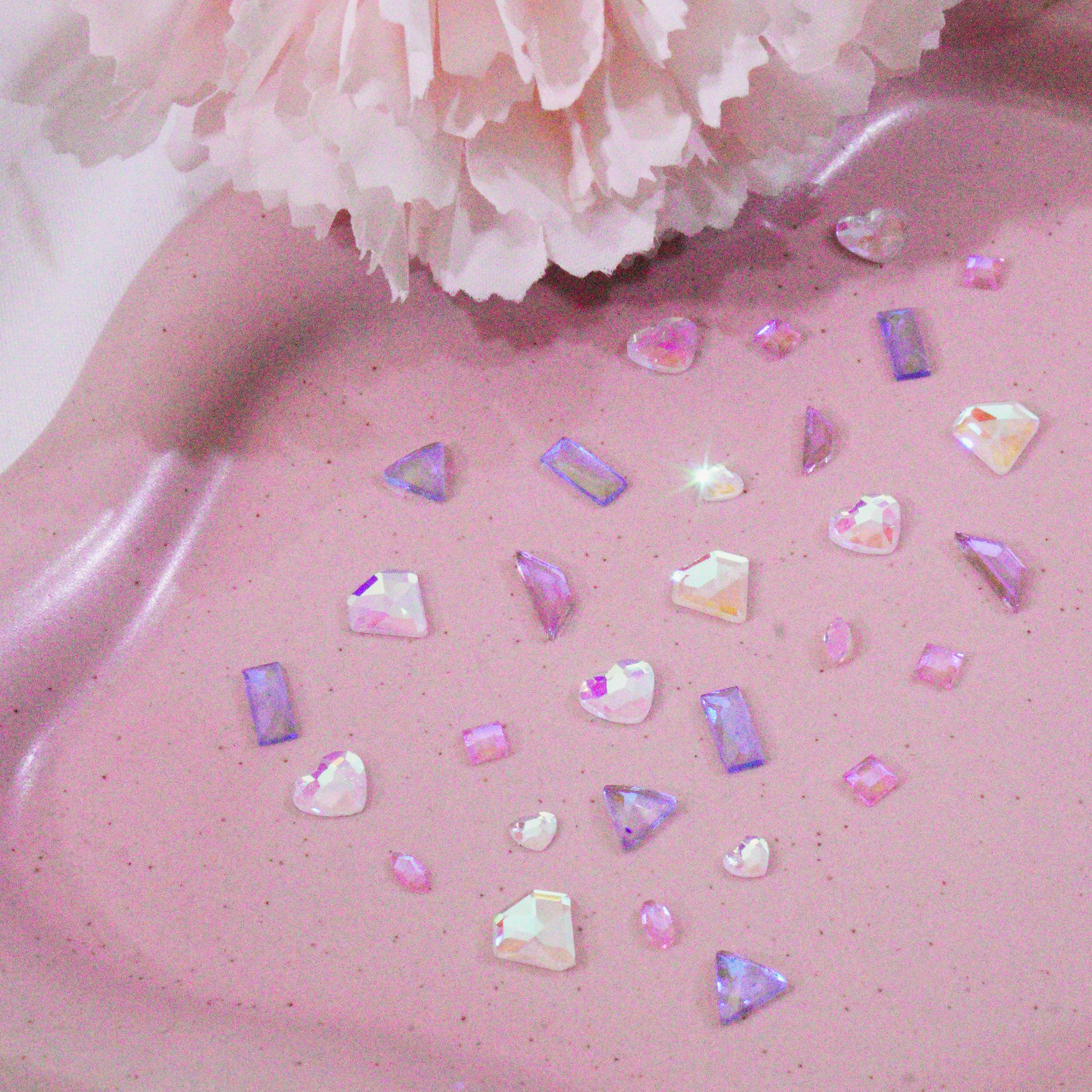 Sparkling Love -Shine Shine DIY Glass Nails Charms