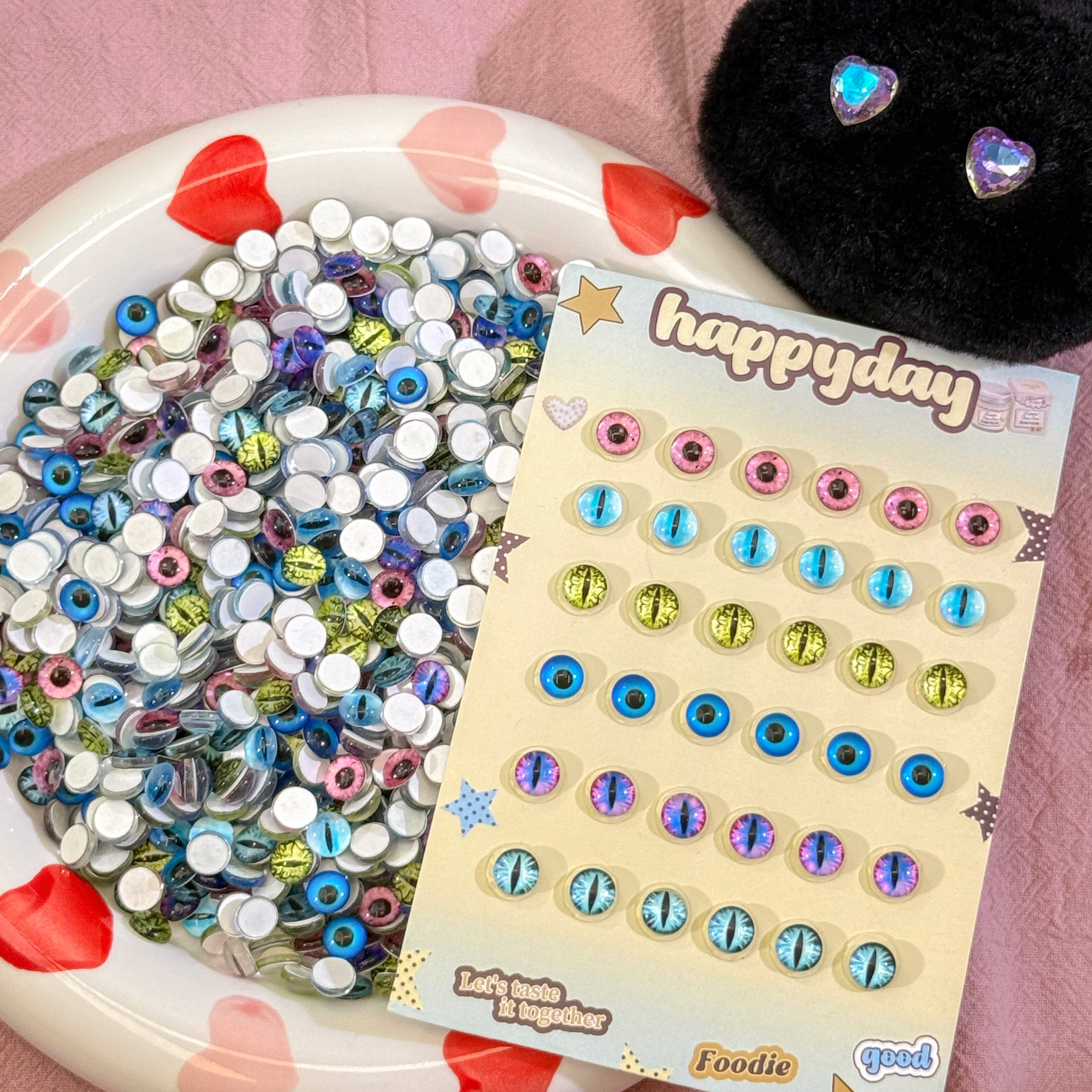 Rainbow Gaze-Shine Shine DIY Glass Nail Charms
