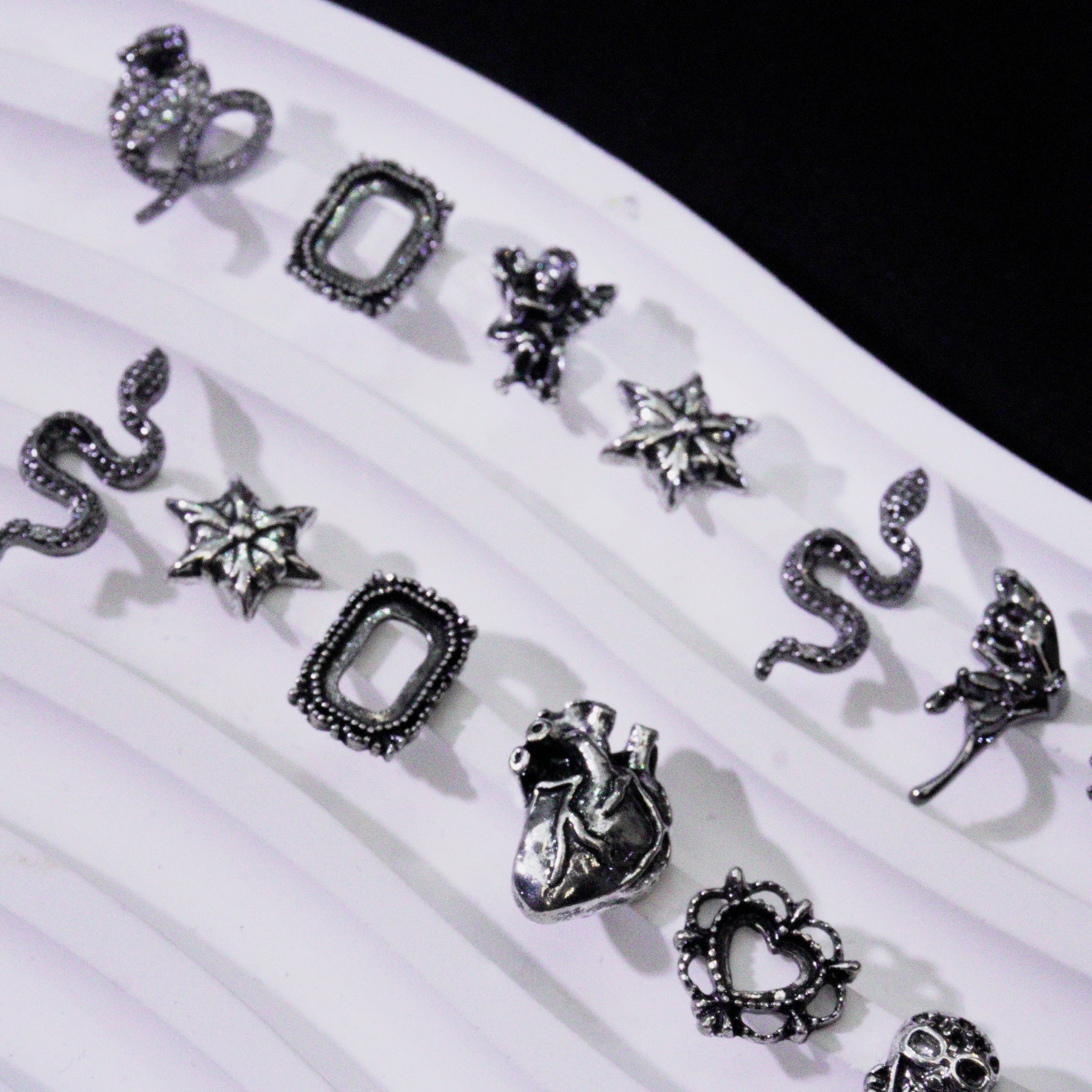 Viper's Embrace-Shine Shine DIY Metal  Nail Charms