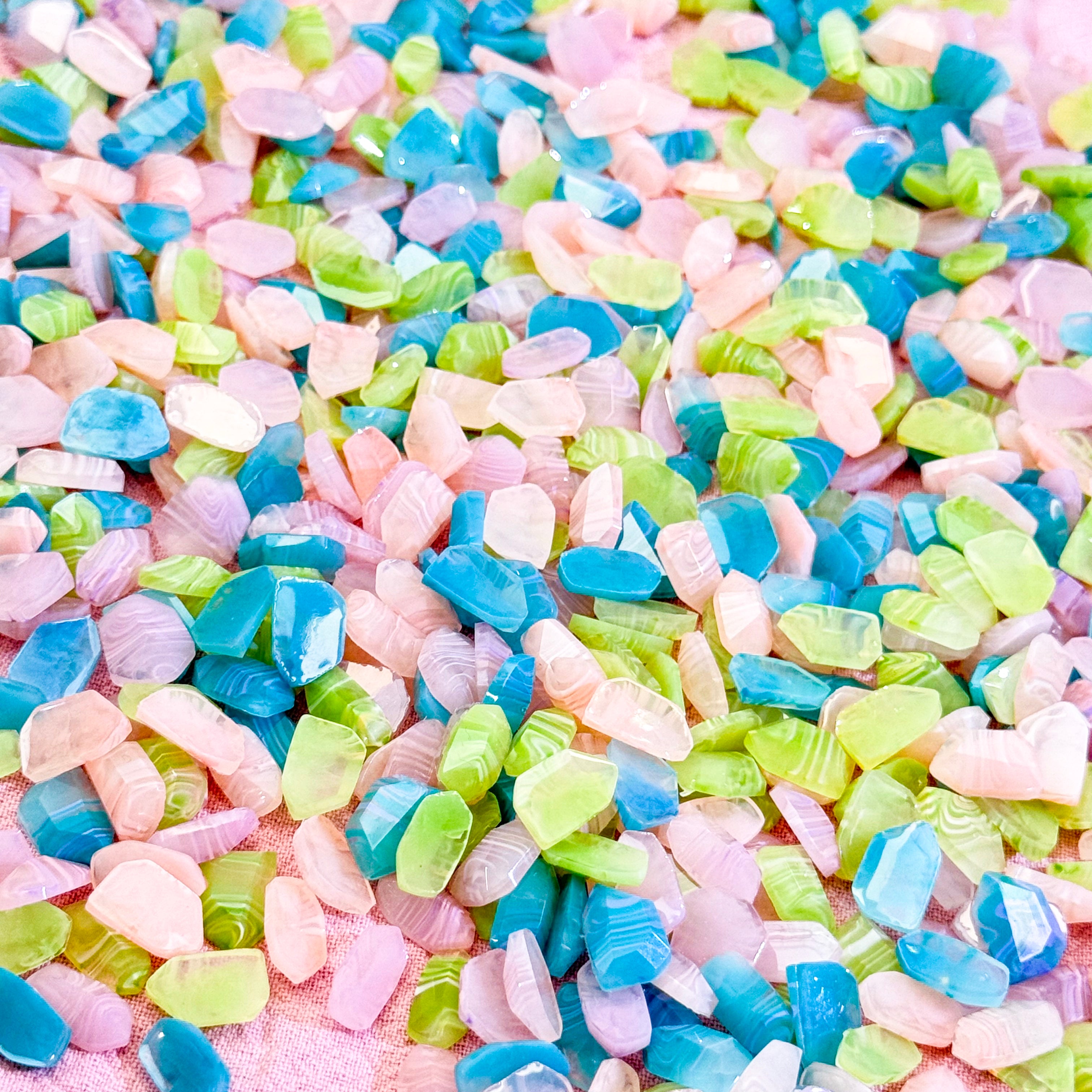 Rainbow Sparkles-Shine Shine DIY Glass Nail Charms