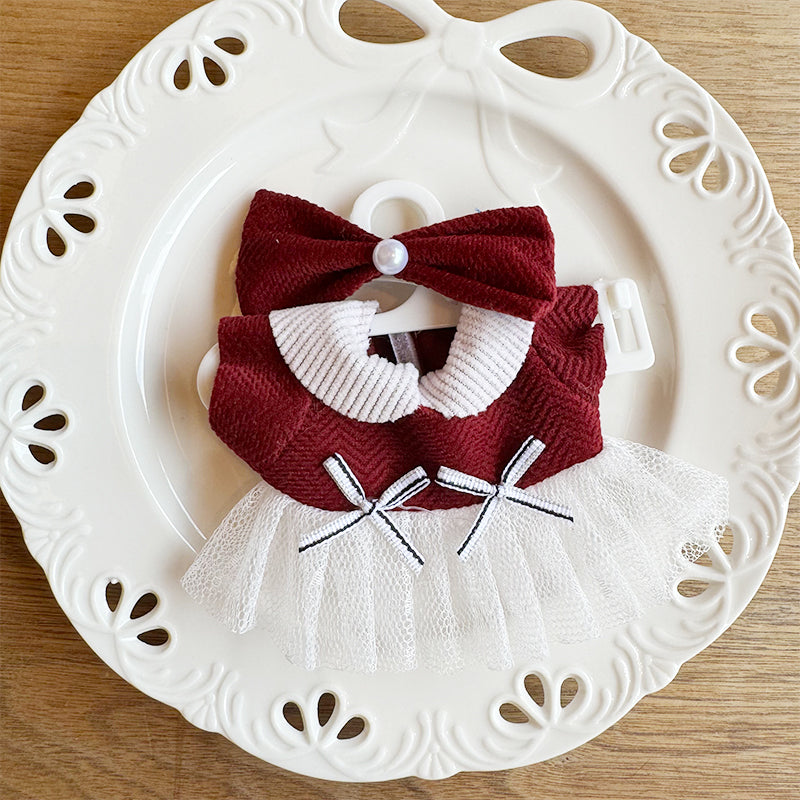 [WY-25]Velvet Minuet set-for 17cm Dolls (Labubu-Optimized Fit）