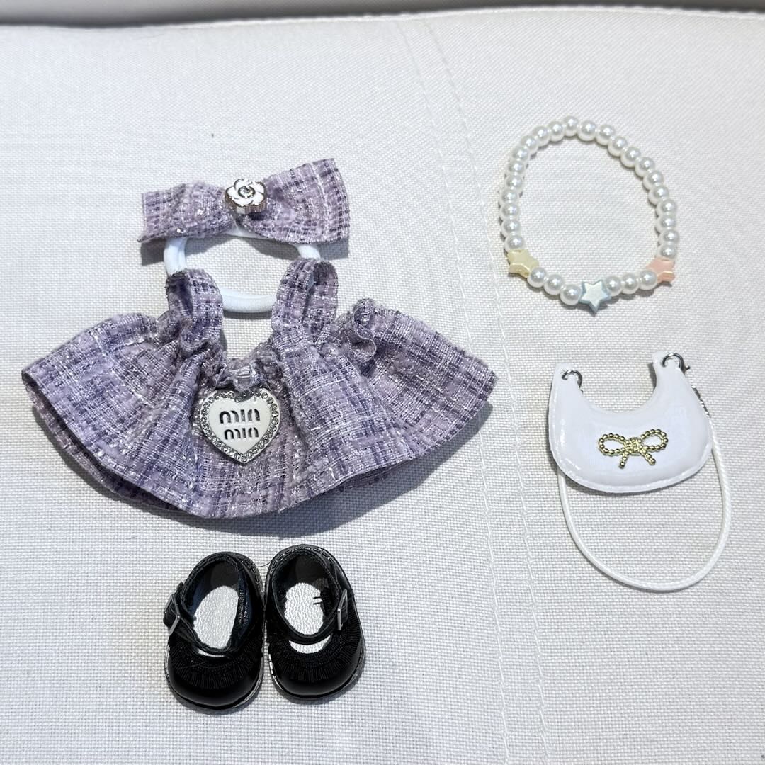[WY-78]Lavender Dream Set-for 17cm Dolls (Labubu-Optimized Fit)