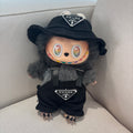[WY-29]Black PPADA overalls set-for 17cm Dolls (Labubu-Optimized Fit）
