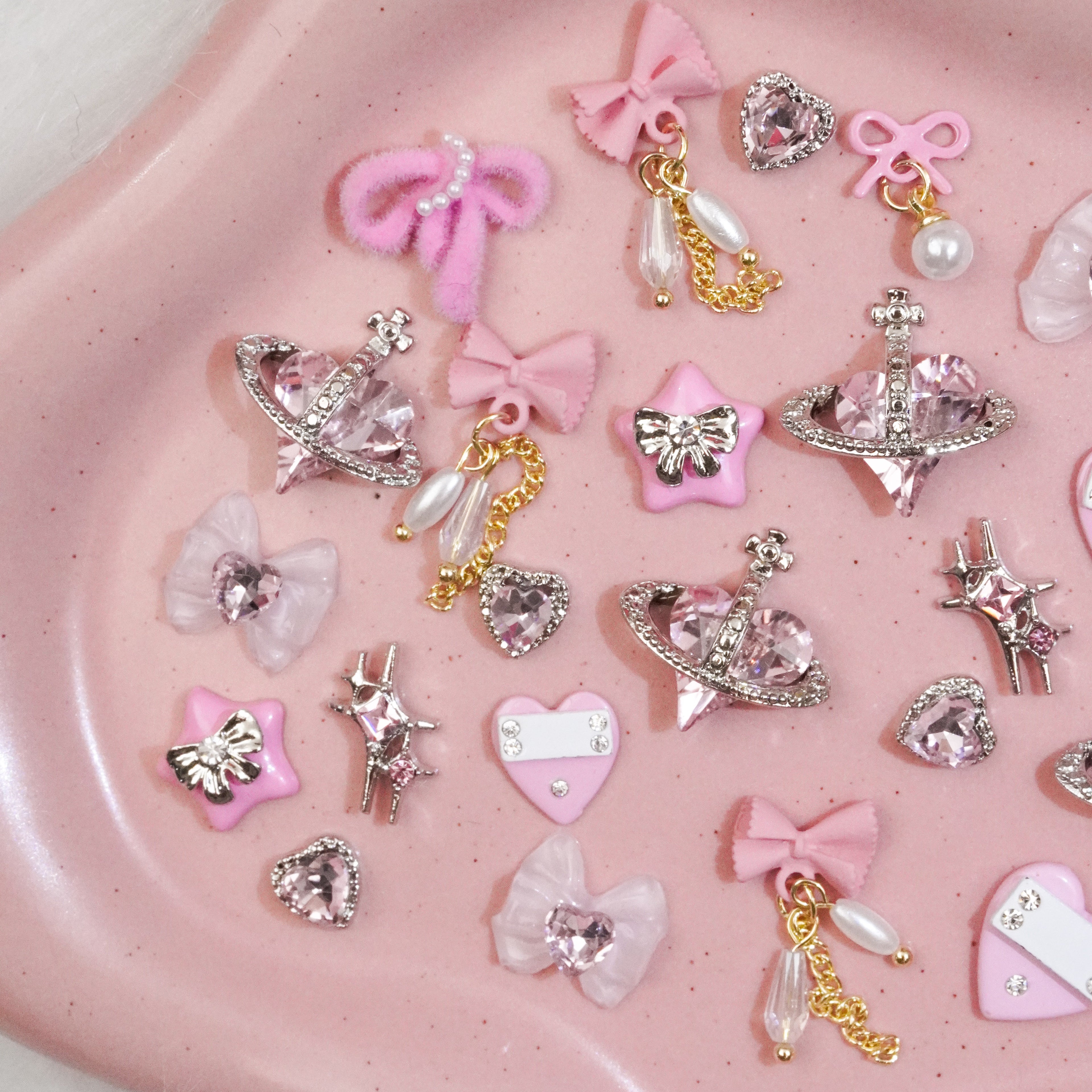 Pink Punk-Shine Shine DIY Metal Nail Charms