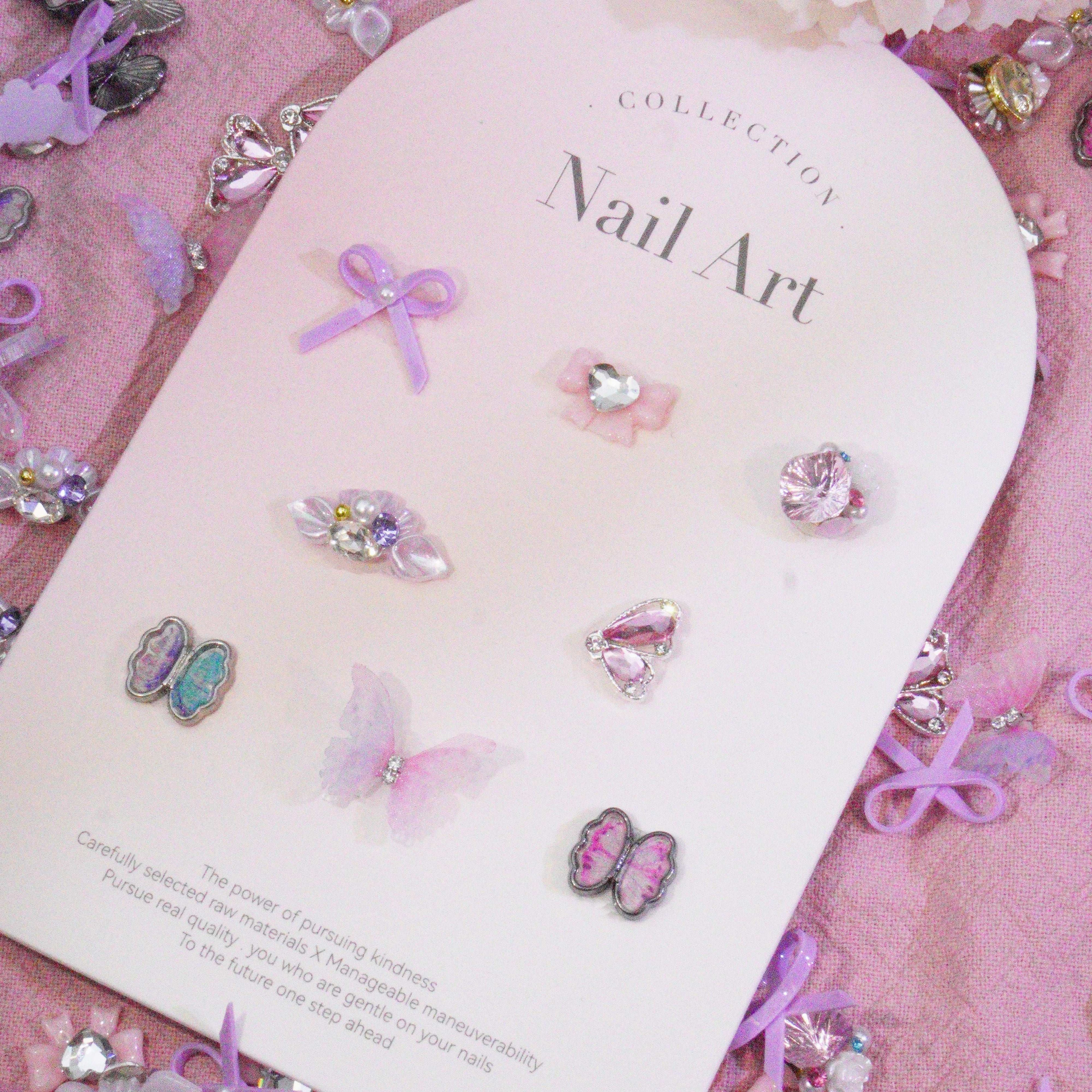 Butterfly Bliss-Shine Shine DIY  Resin & Metal Nail Charms