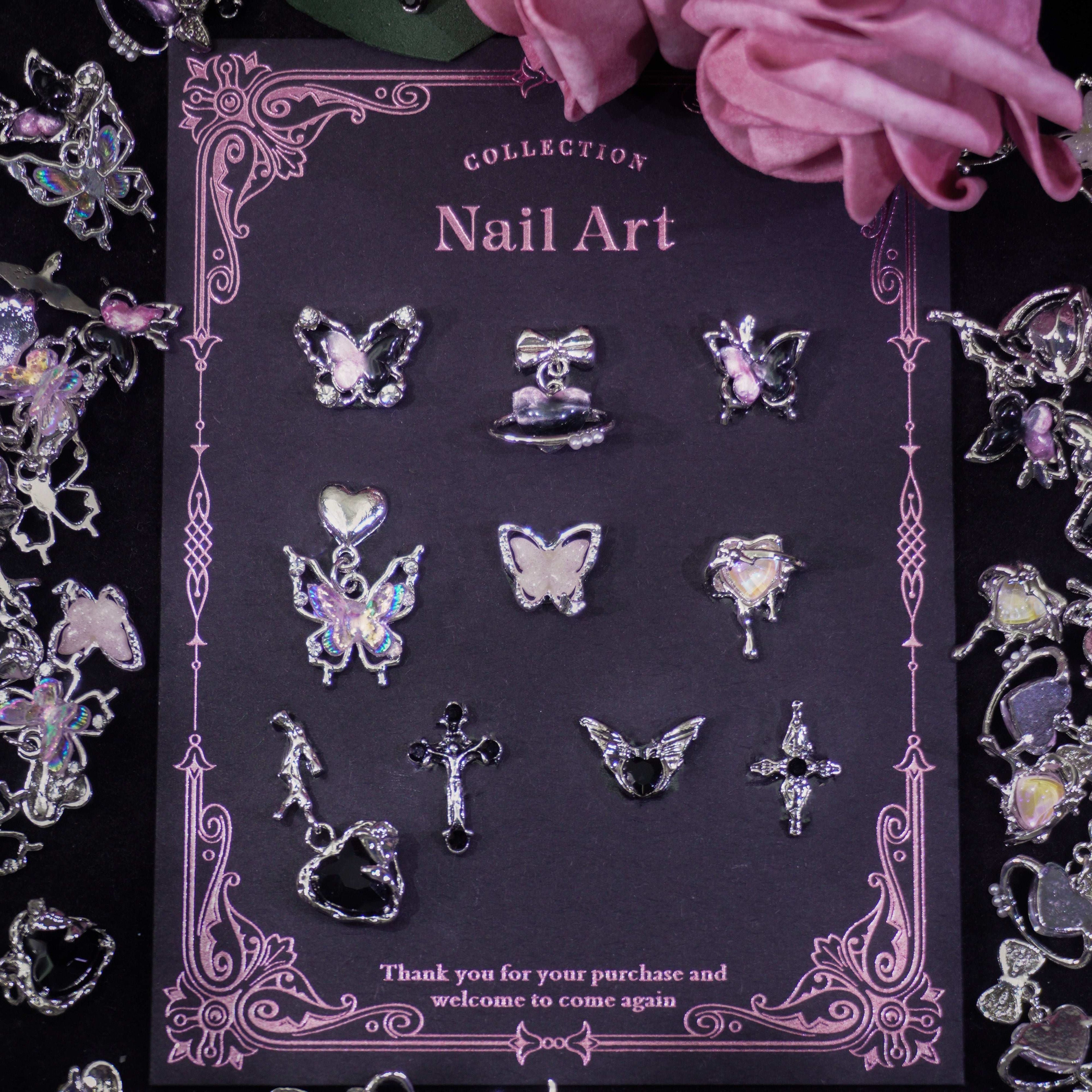 Astral Wings-Shine Shine DIY Metal Nail Charms