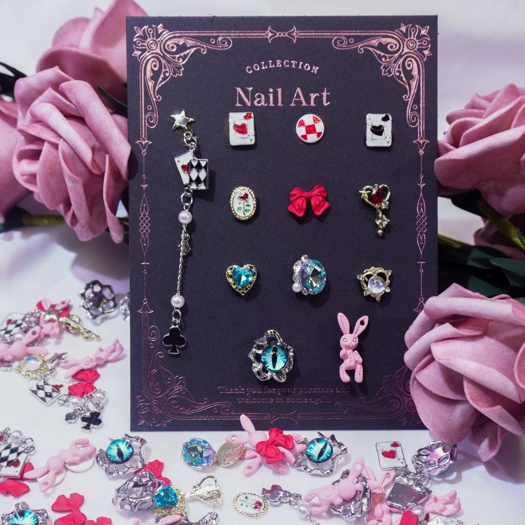 Alice's Twisted Time -Shine Shine DIY Metal Nails Charms