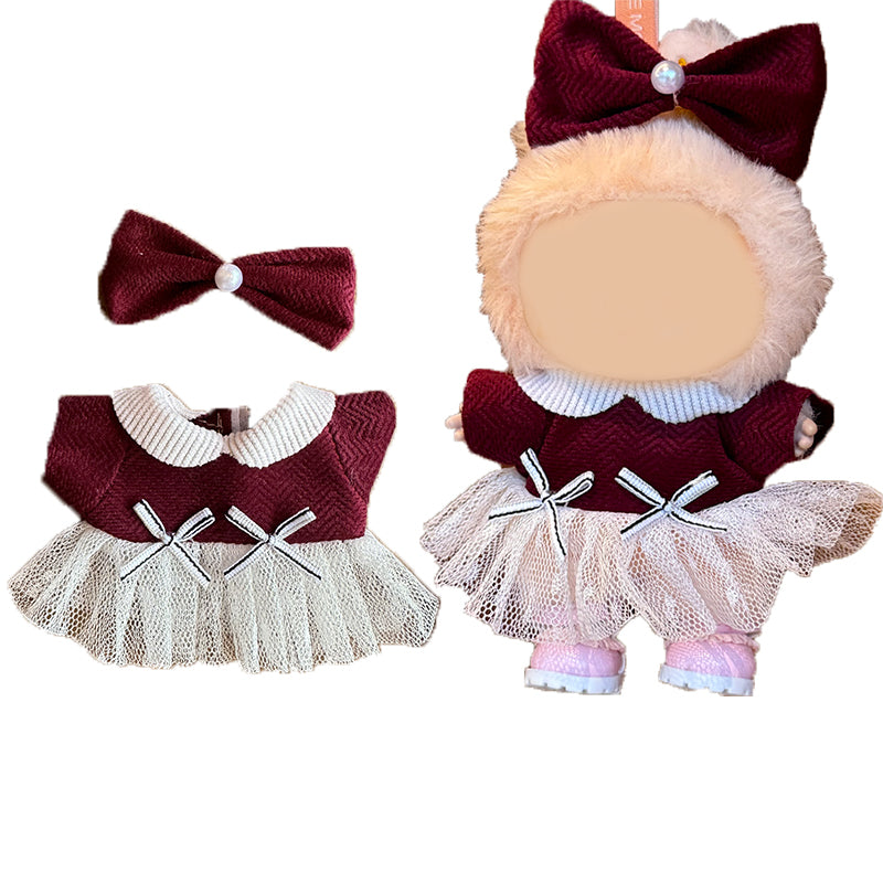 [WY-25]Velvet Minuet set-for 17cm Dolls (Labubu-Optimized Fit）