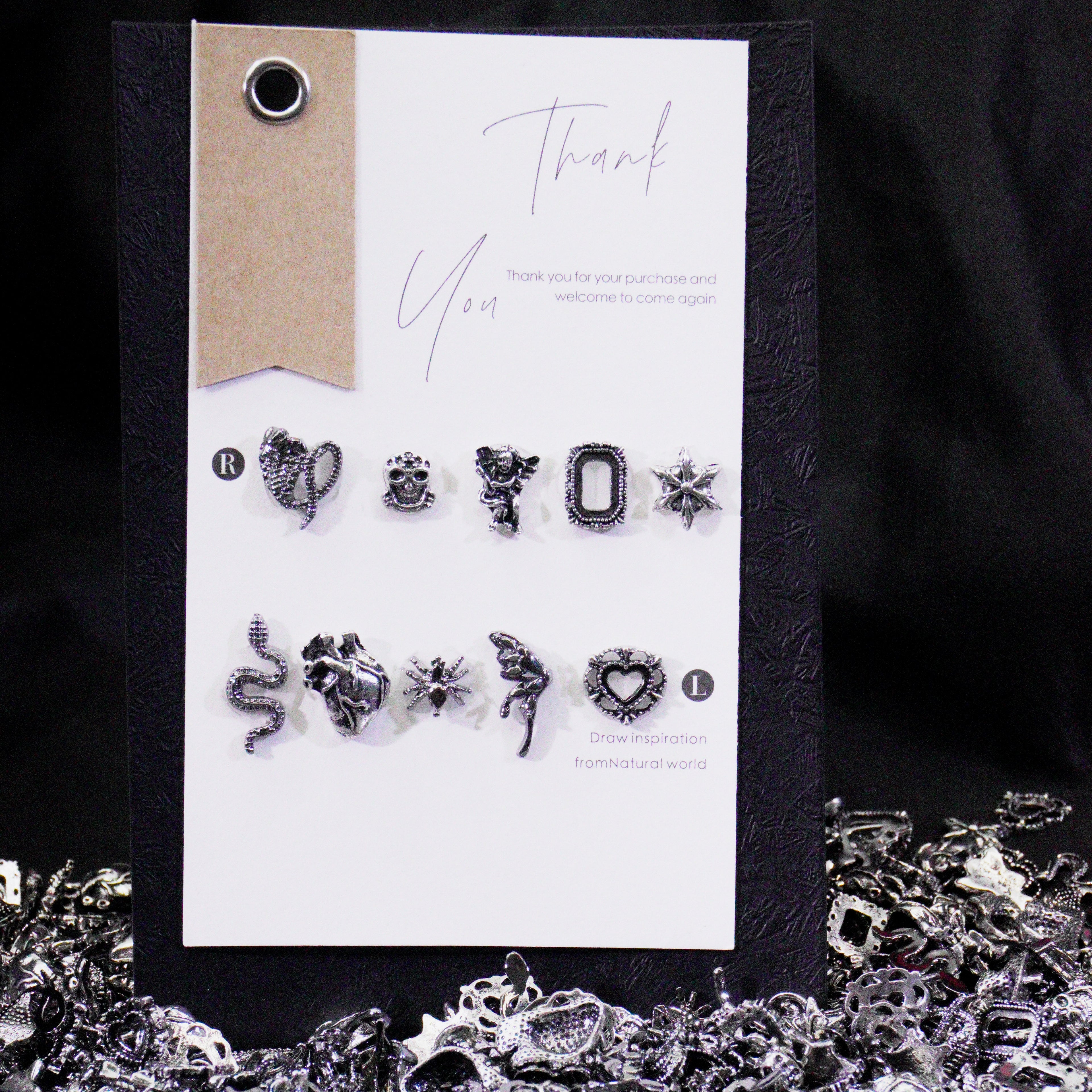 Viper's Embrace-Shine Shine DIY Metal  Nail Charms