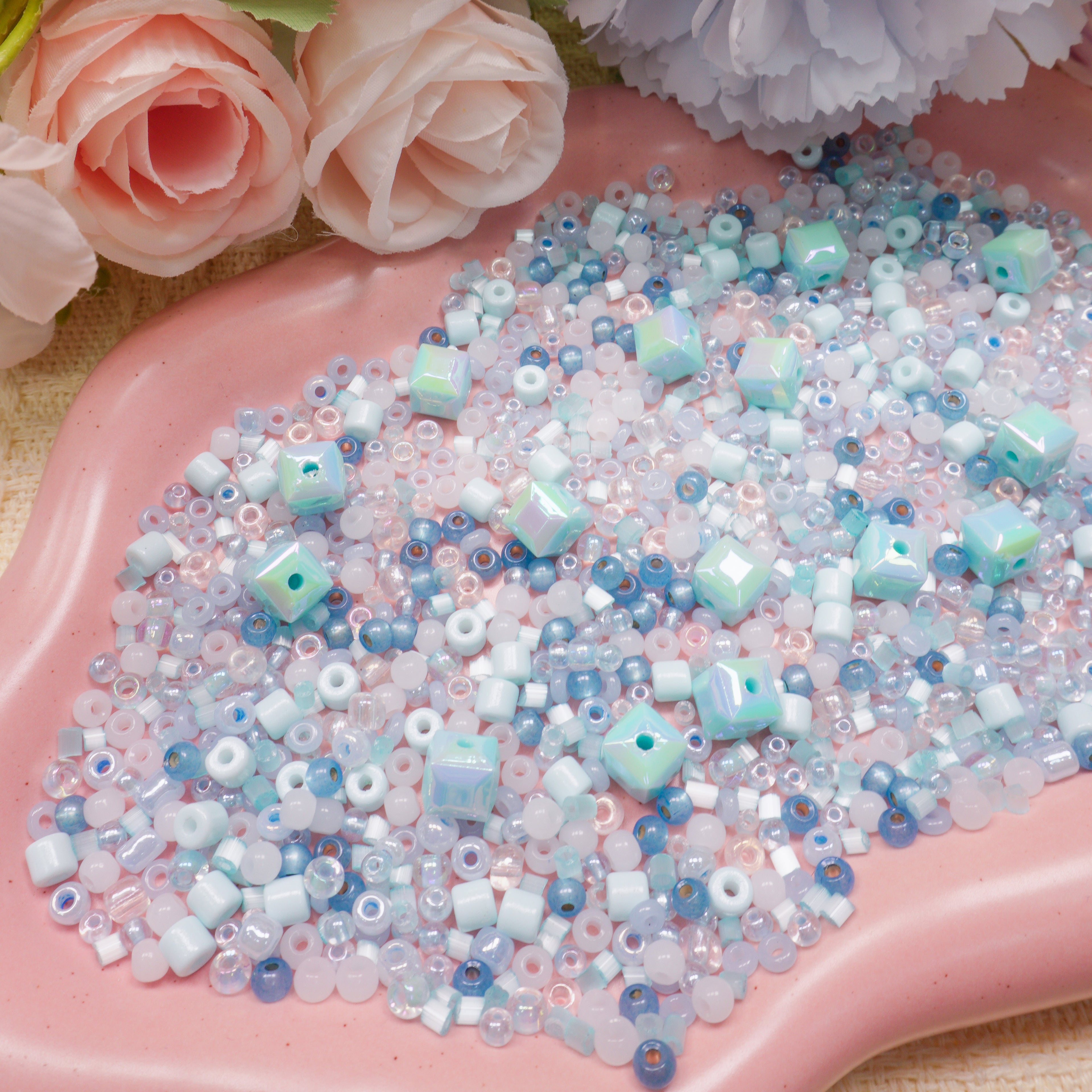Maritime Mist - seed beads mini beads