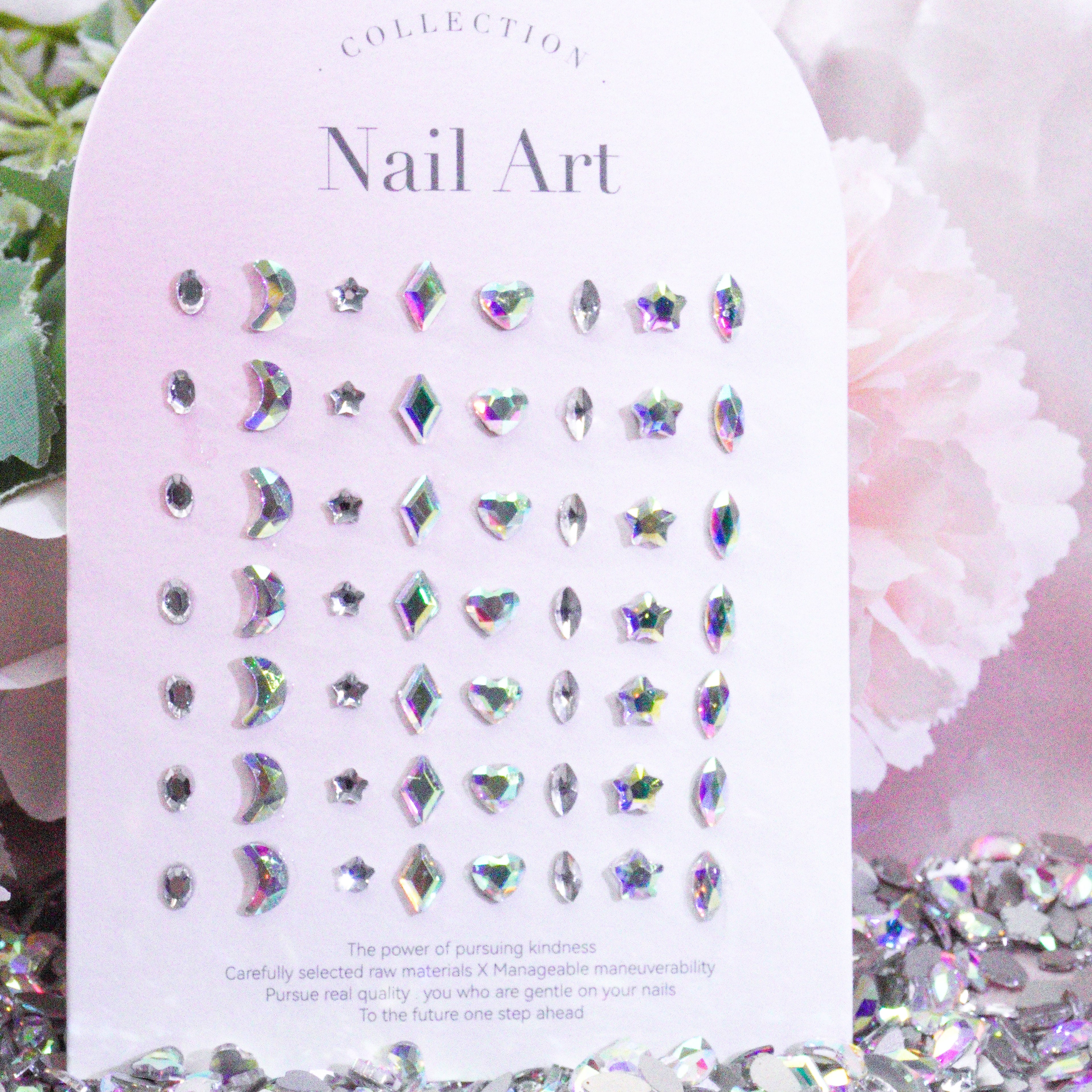 DuoTone Delight -Shine Shine DIY Glass Nail Charms