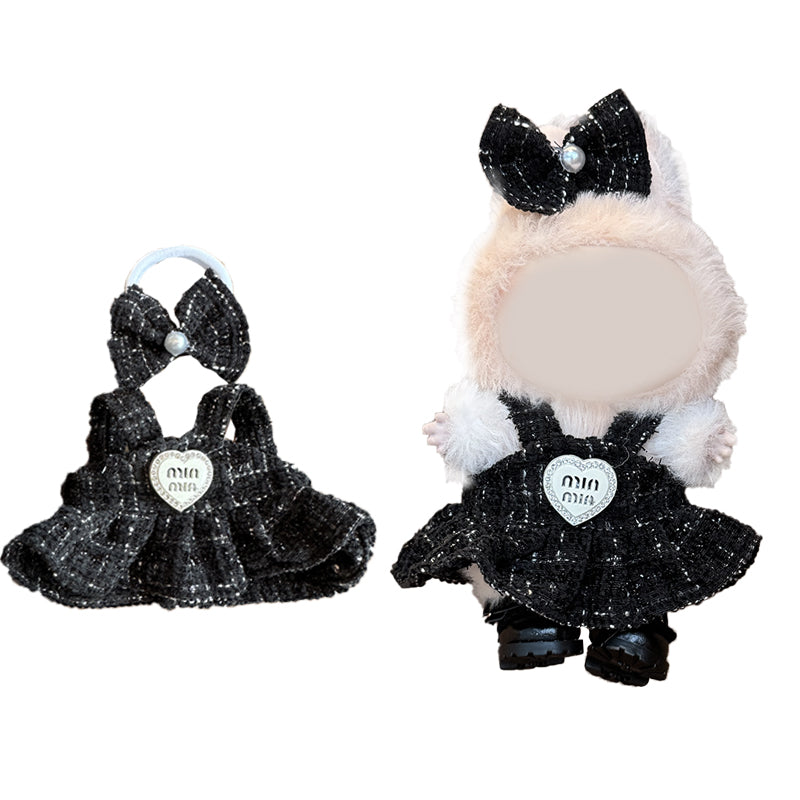 [WY-02]Mina Noire set-for 17cm Dolls (Labubu-Optimized Fit）