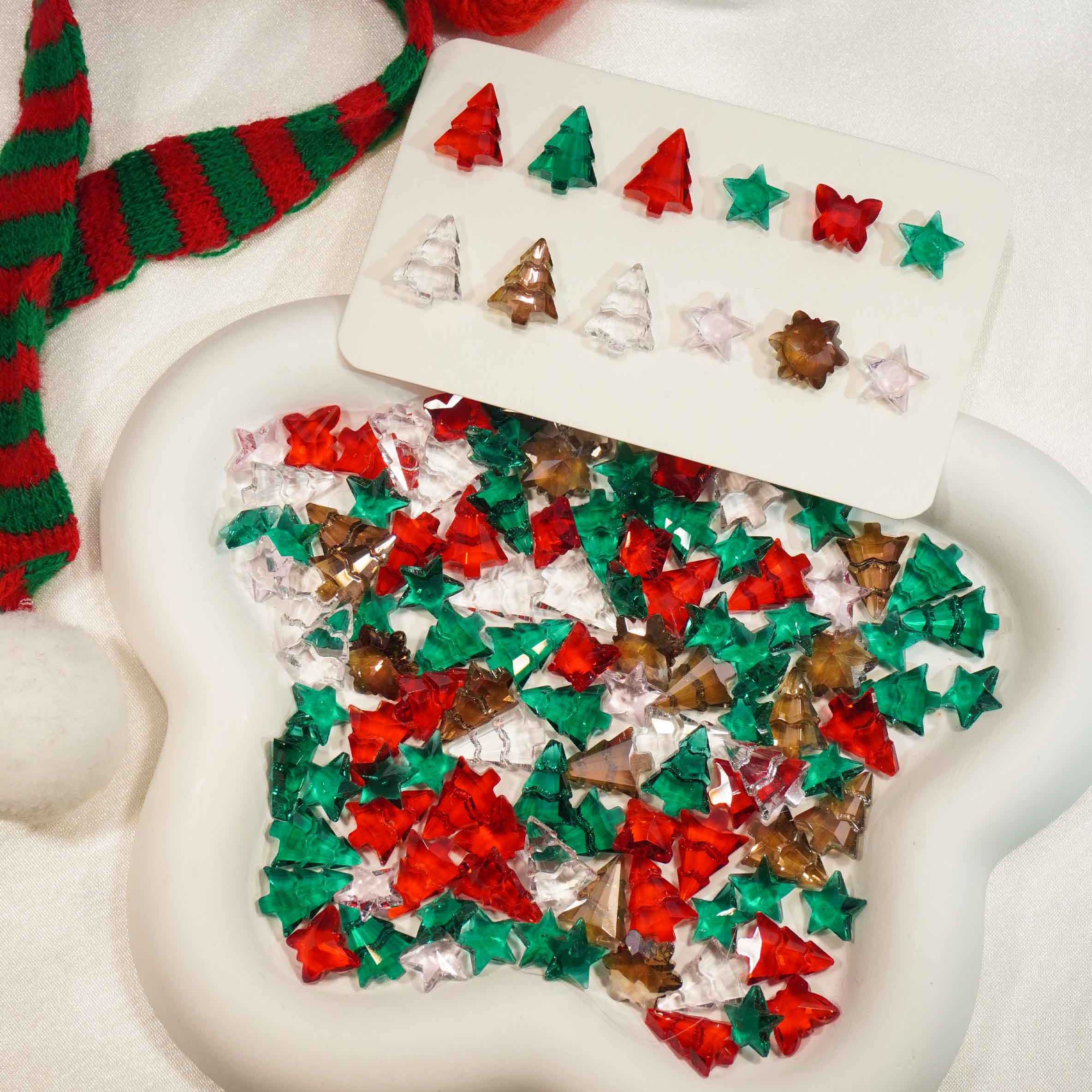 Crystal Christmas-Shine Shine DIY Metal  Nail Charms