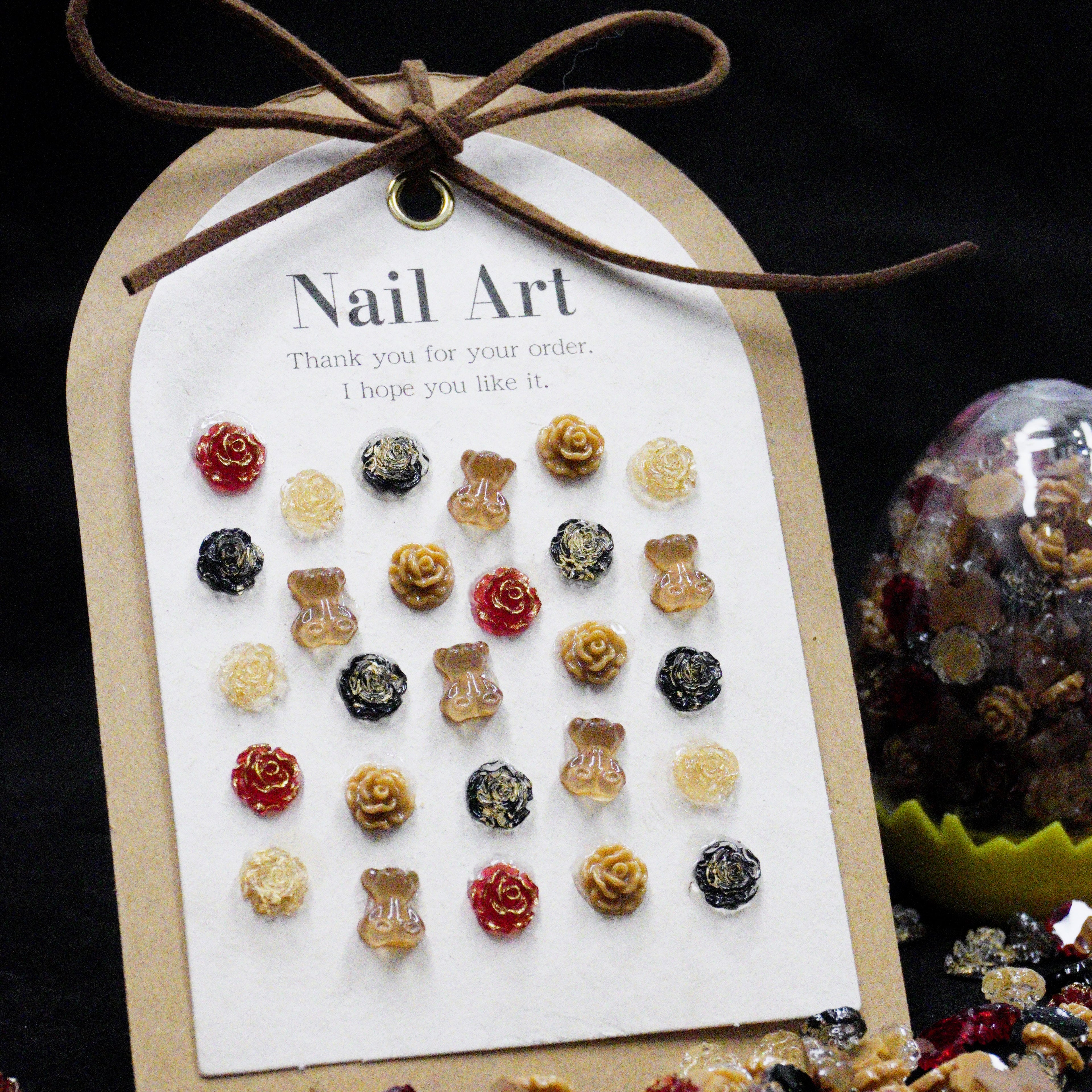 Maple Latte-Shine Shine DIY  Resin Nail Charms