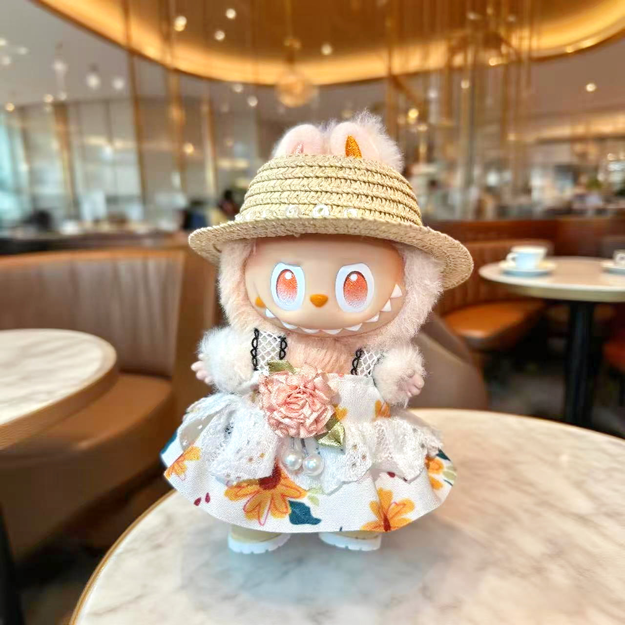 [WY-13]Pearl Tulle Daydream set-for 17cm Dolls (Labubu-Optimized Fit）