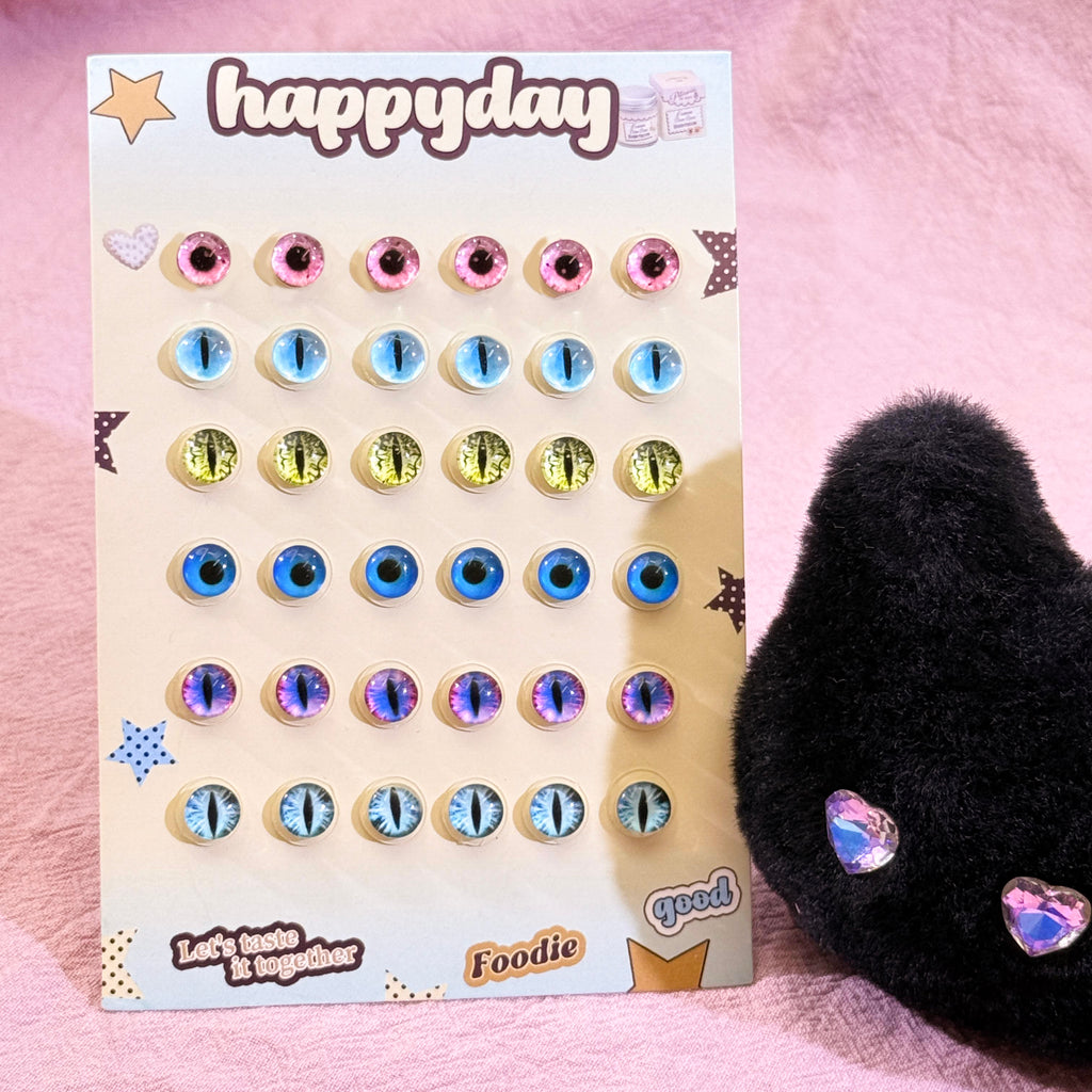 Rainbow Gaze-Shine Shine DIY Glass Nail Charms