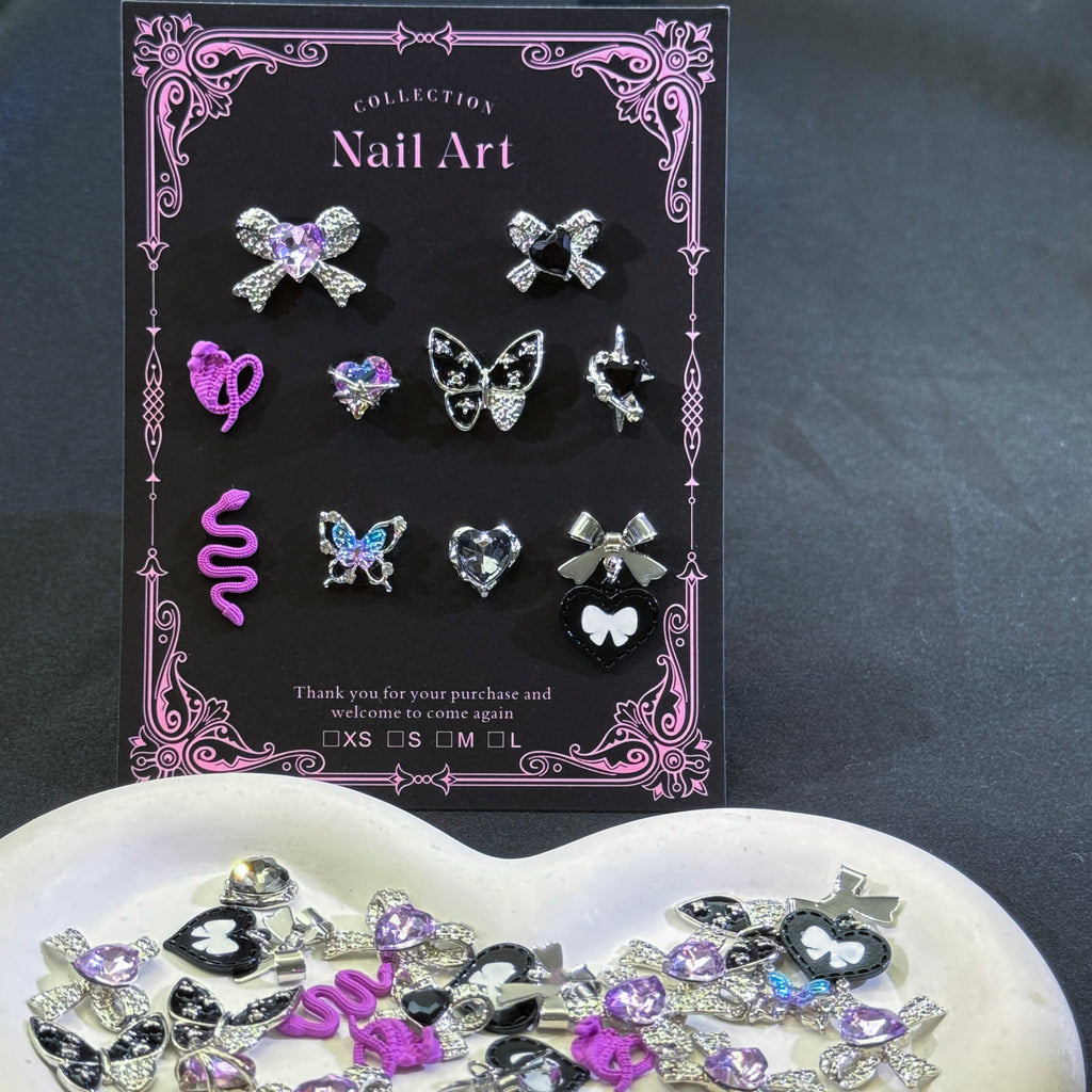 Violet Venom-Shine Shine  DIY Metal Nail Charms