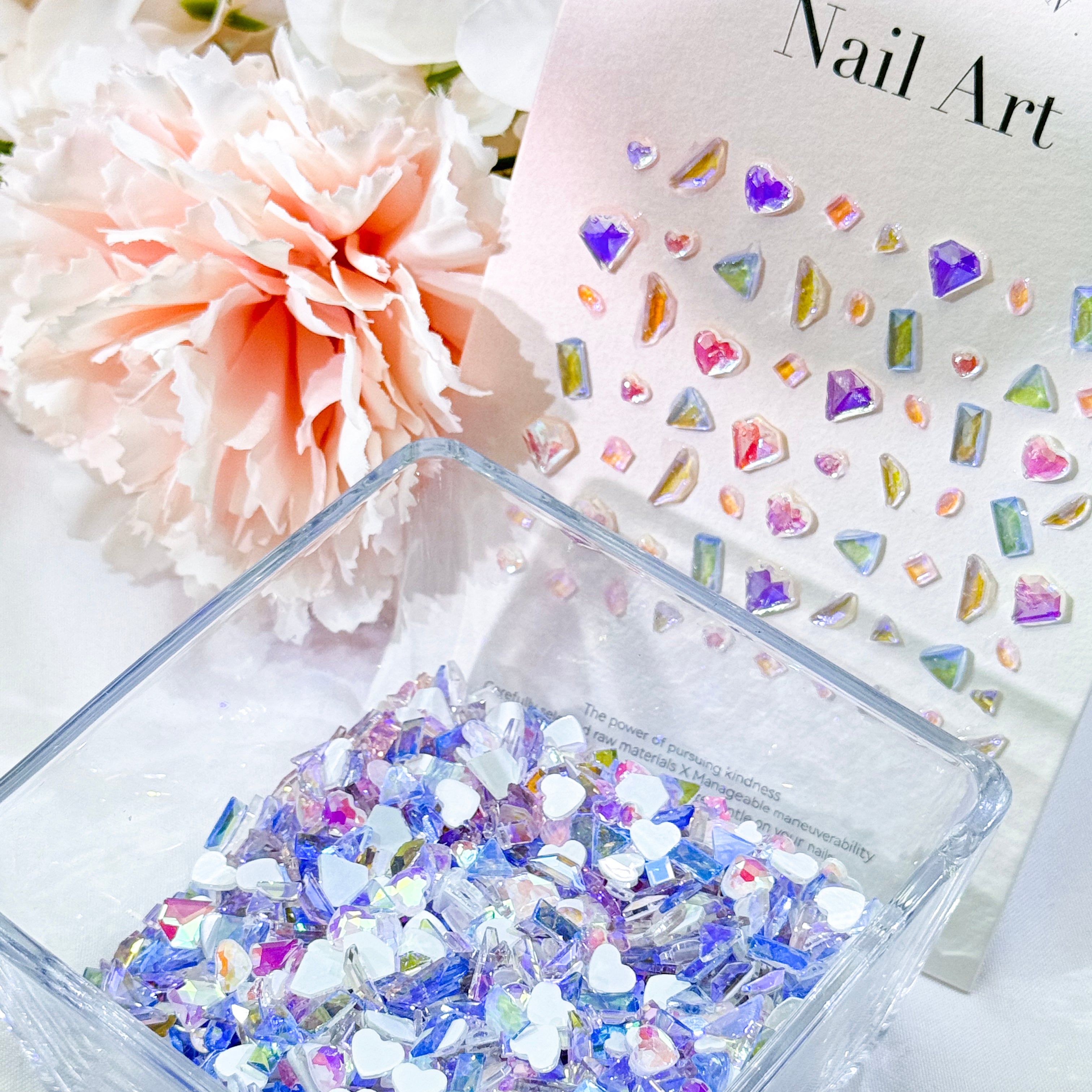 Sparkling Love -Shine Shine DIY Glass Nails Charms