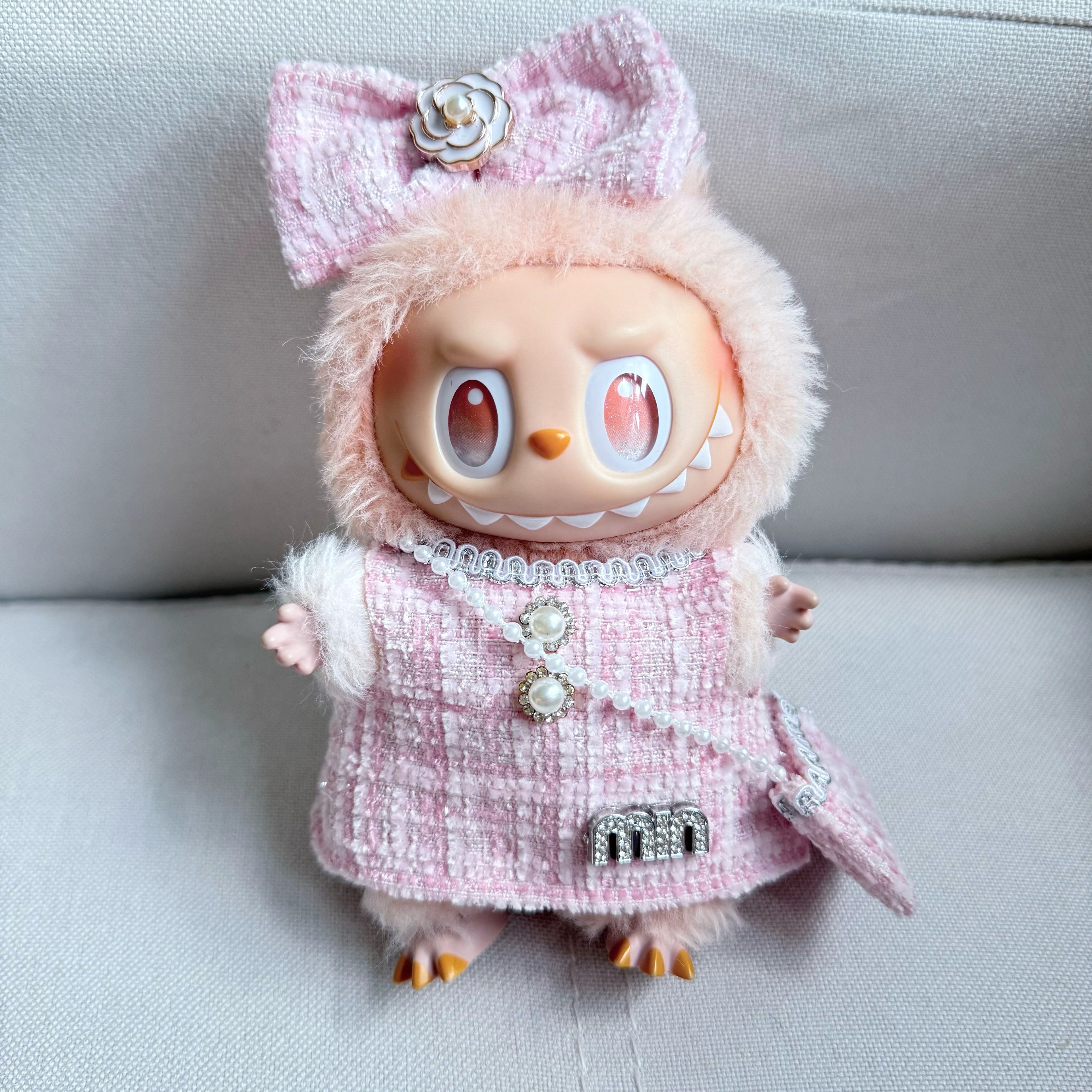 ชุดเครื่องรางลูกไม้ลอยน้ำสำหรับตุ๊กตาขนาด 17 ซม. (Labubu-Optimized Fit)