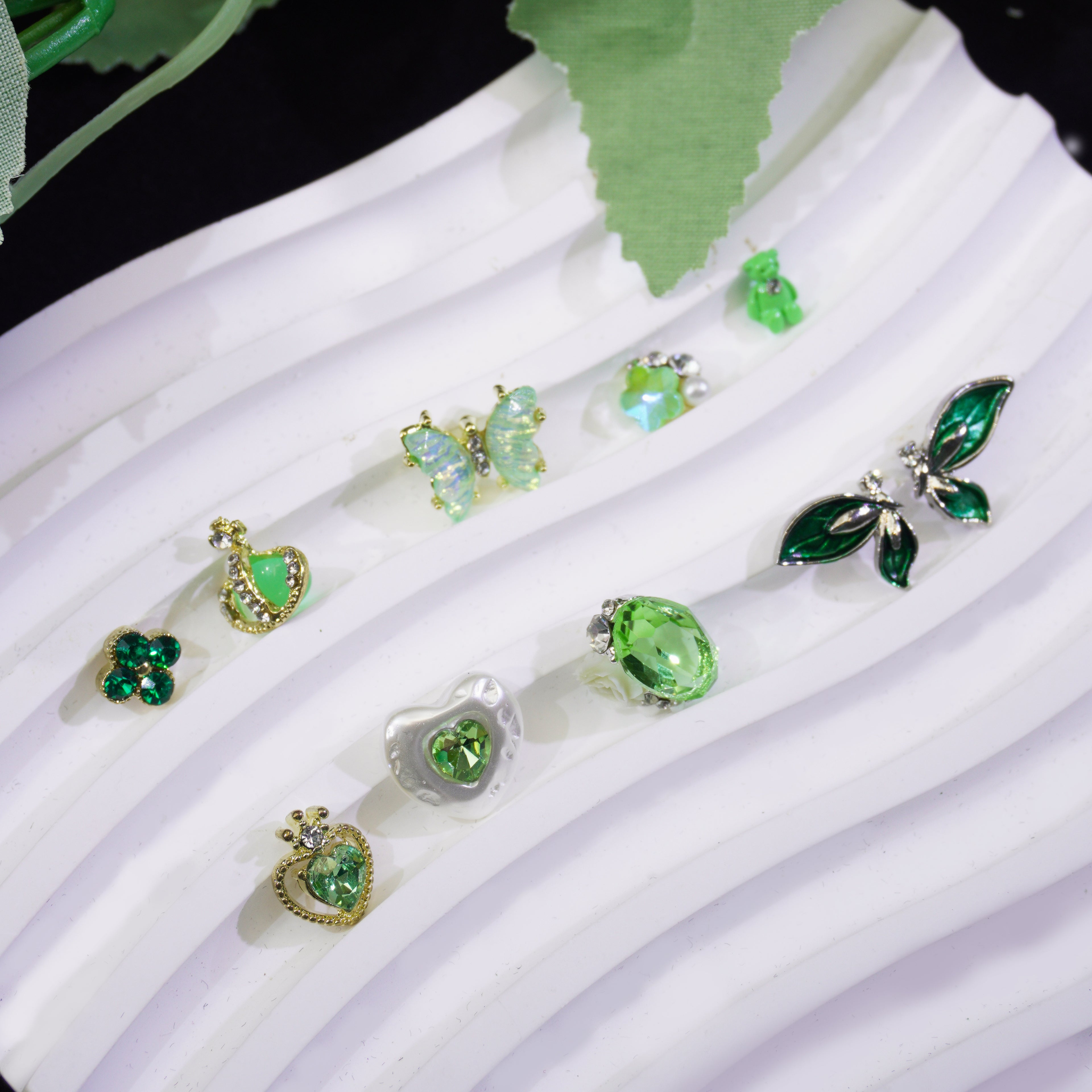 Green Serenade-Shine Shine DIY Metal Nails/Charms