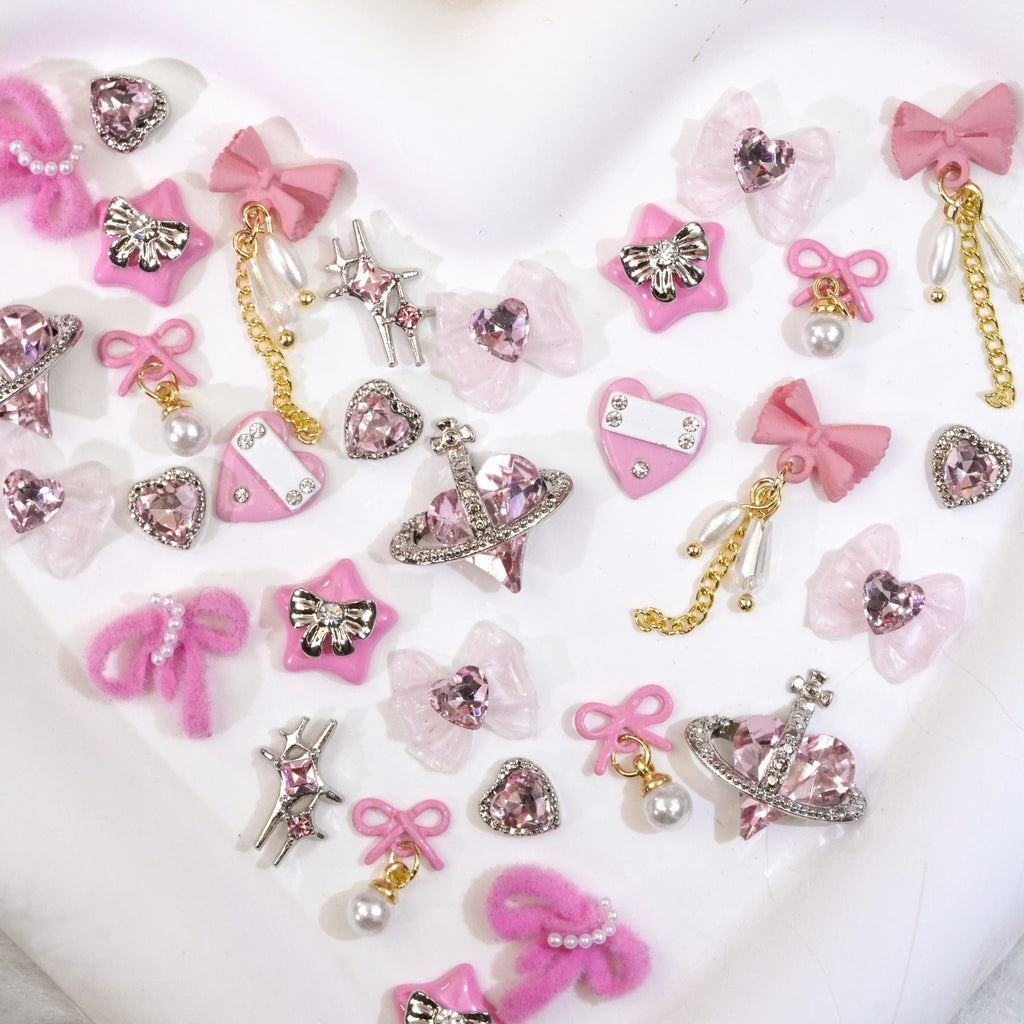 Pink Punk-Shine Shine DIY Metal Nail Charms