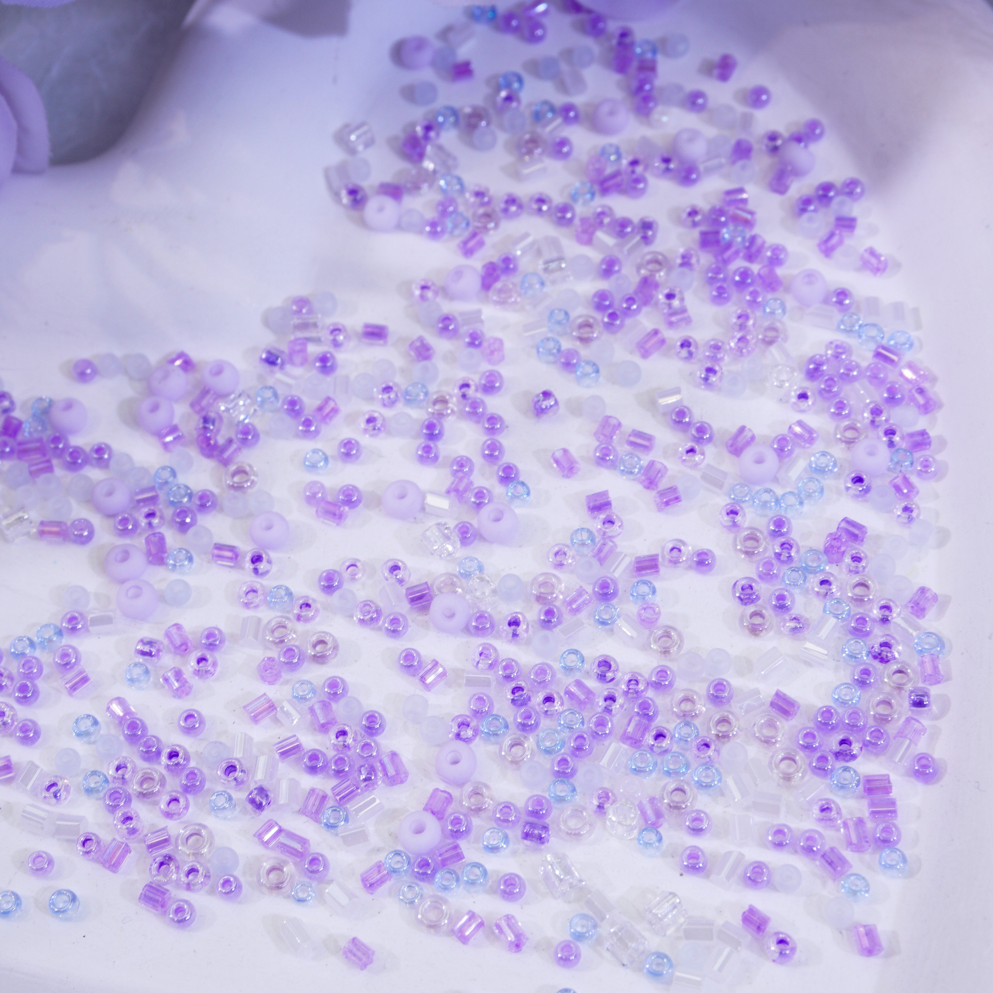 Gelatina de uva - mini cuentas de semillas