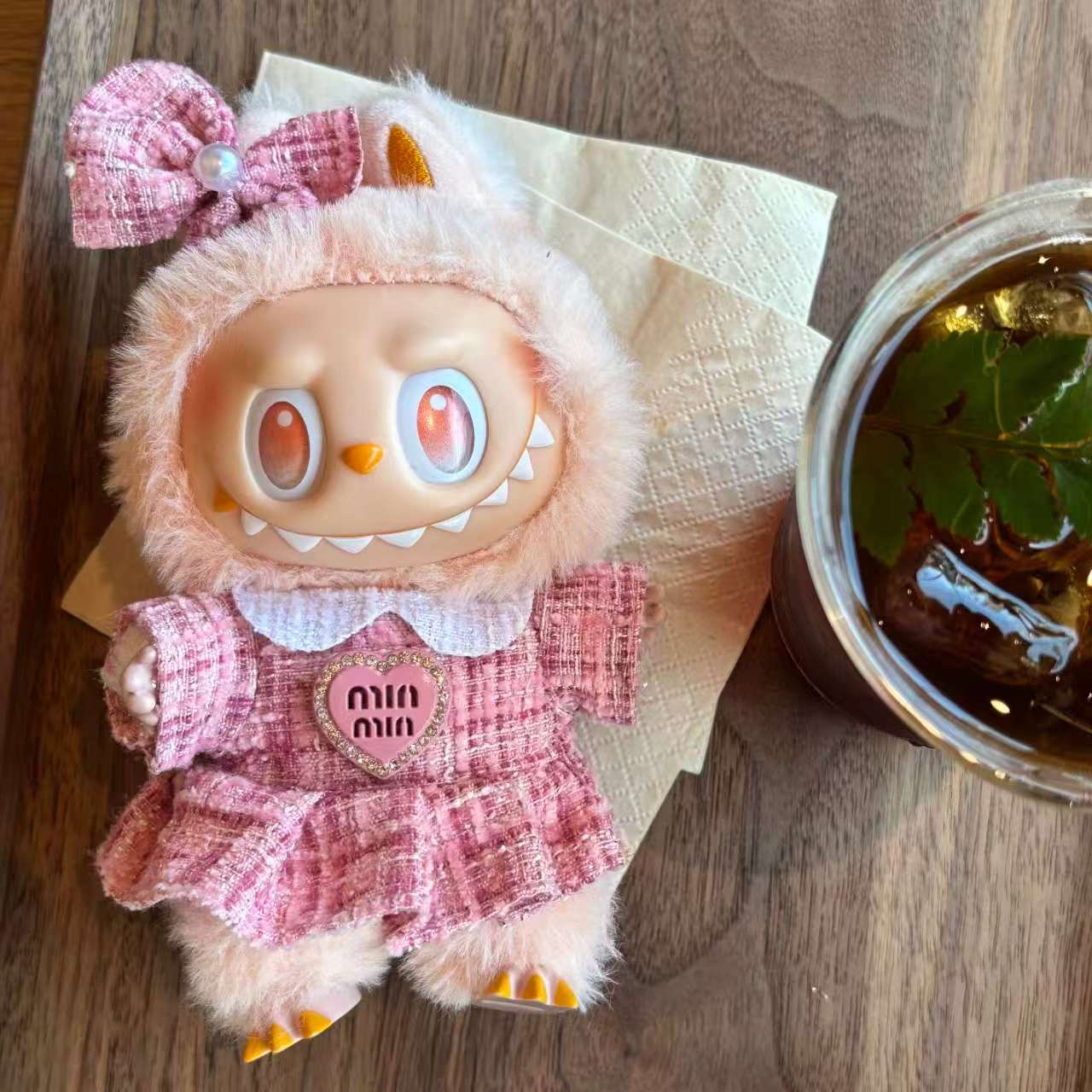 [WY-18]Mimi's Tweed Delight set-for 17cm Dolls (Labubu-Optimized Fit)