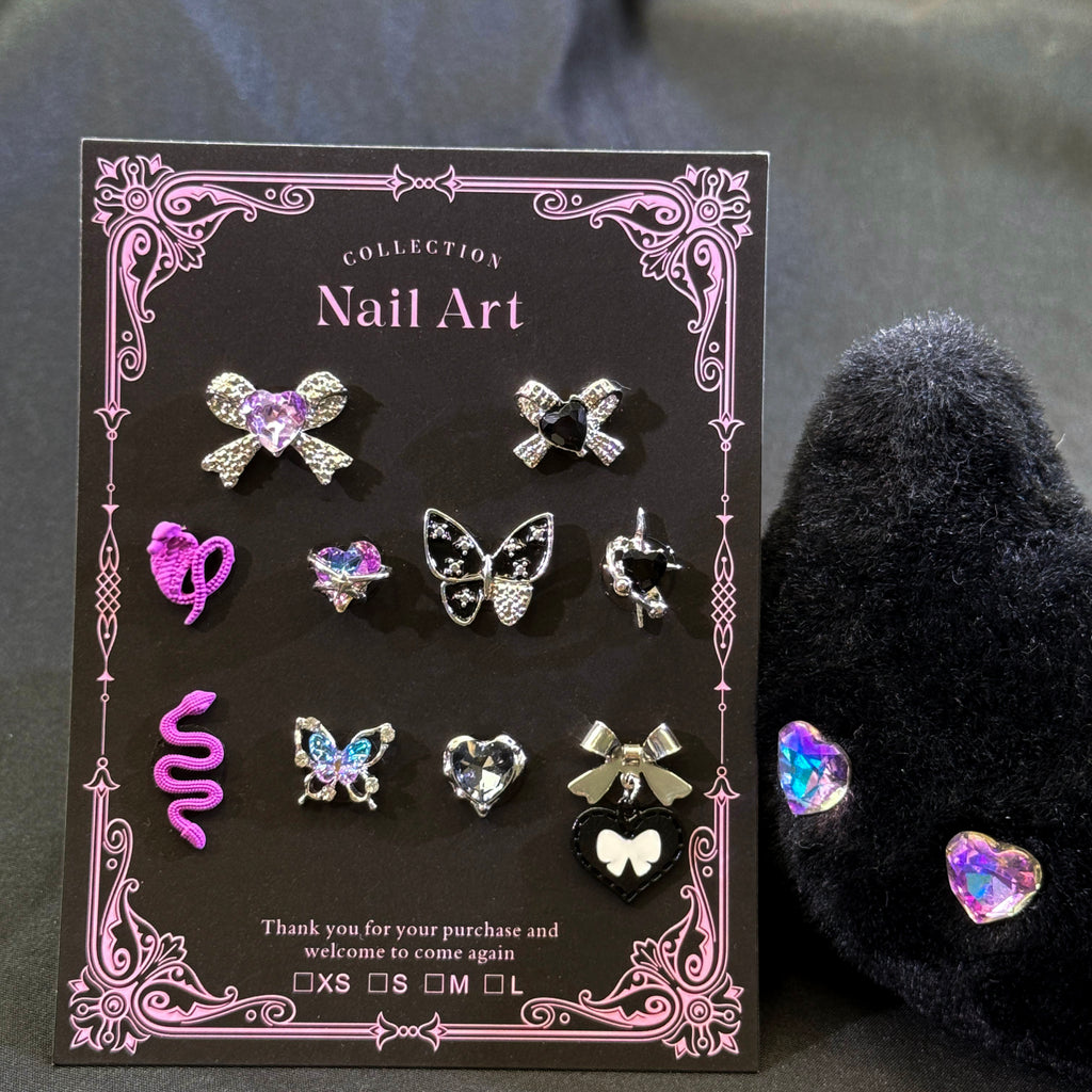 Violet Venom-Shine Shine  DIY Metal Nail Charms