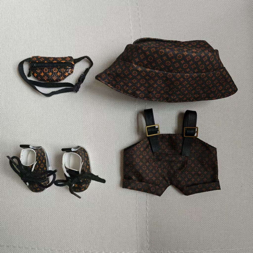 [WY-35]LU Leather set-for 17cm Dolls (Labubu-Optimized Fit）