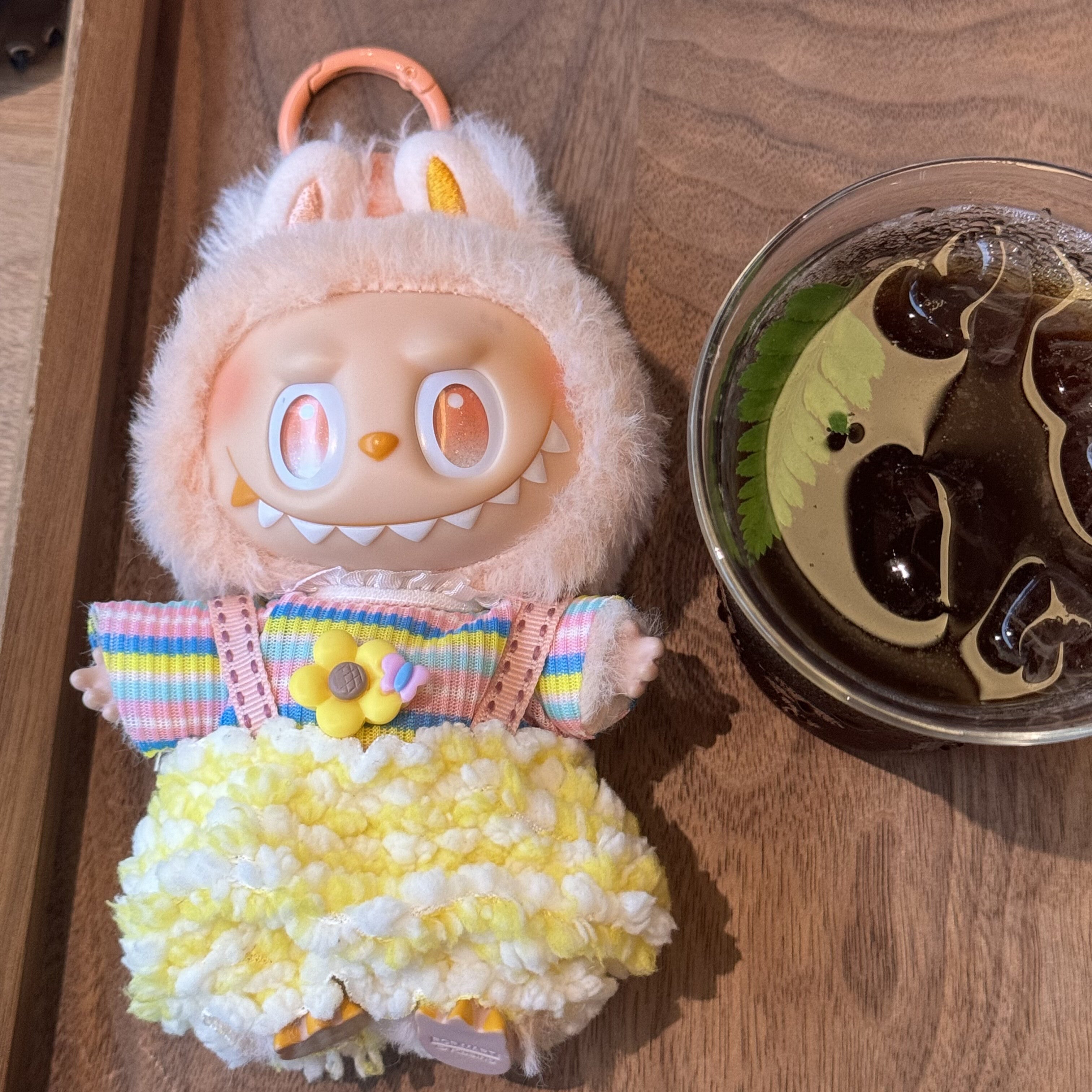 [WY-16]Daisy Dungaree set-for 17cm Dolls (Labubu-Optimized Fit）