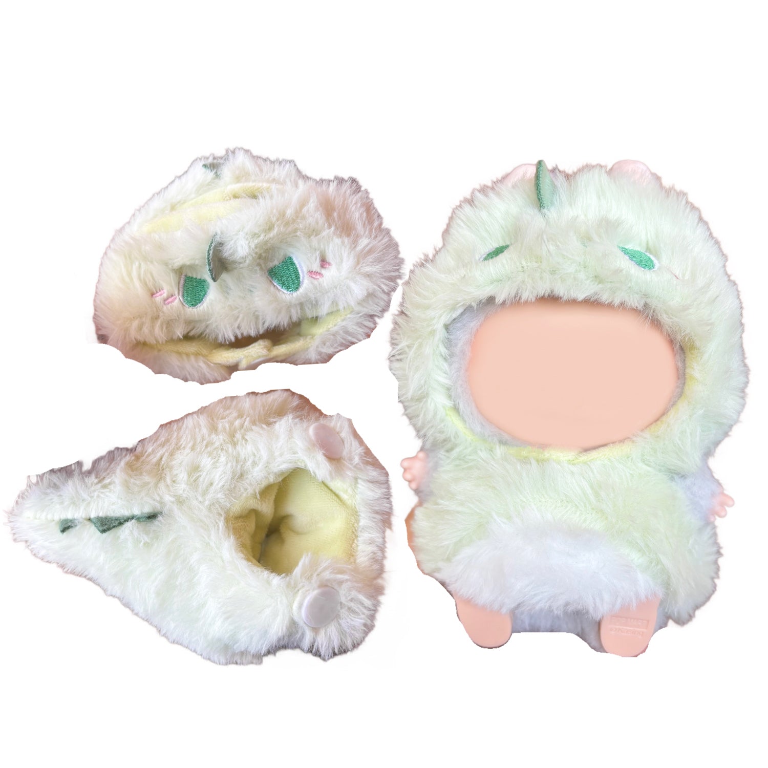 [WY-23]Plush dinosaur set-for 17cm Dolls (Labubu-Optimized Fit）