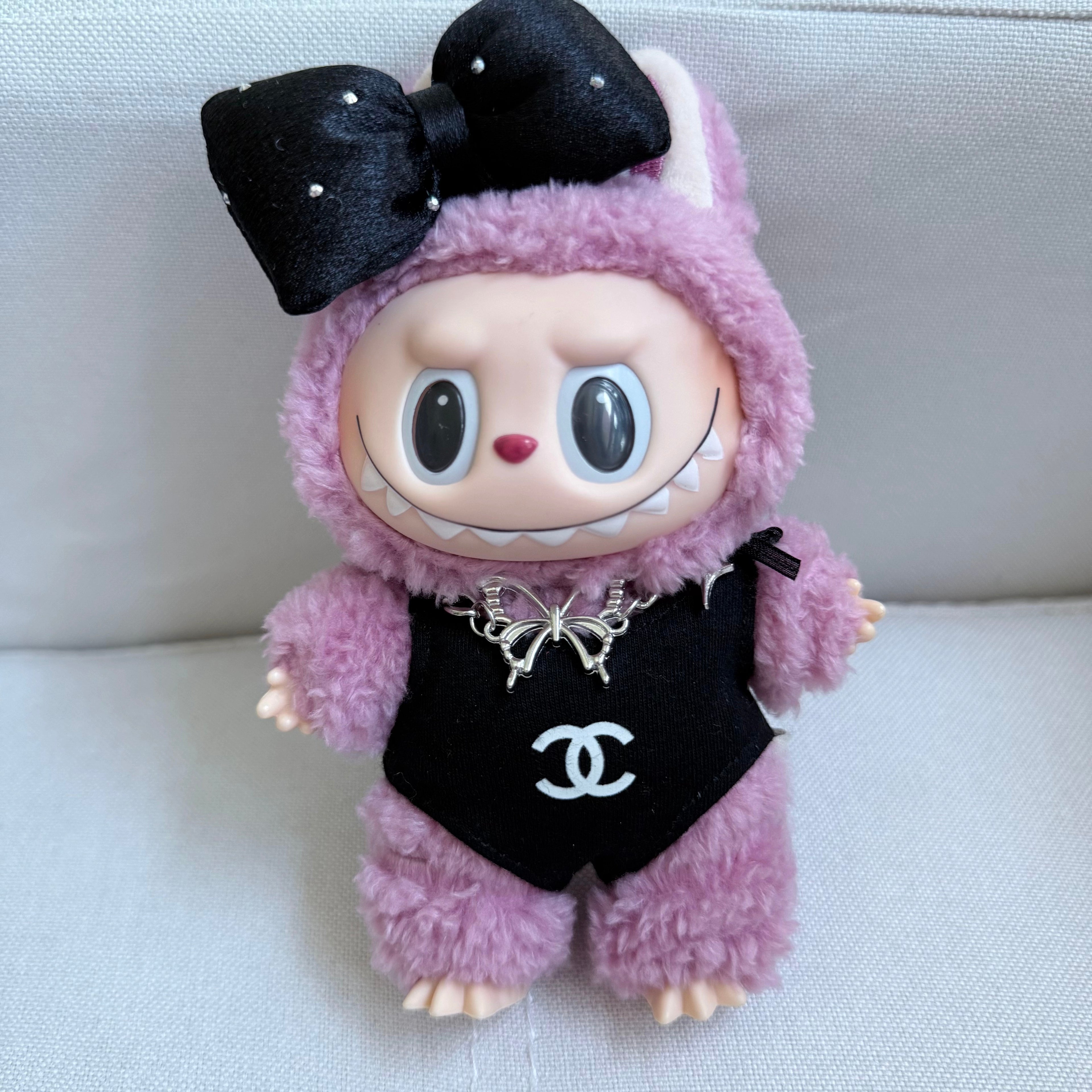 [WY-68]Camellia Swimming Suit set-for 17cm Dolls (Labubu-Optimized Fit)