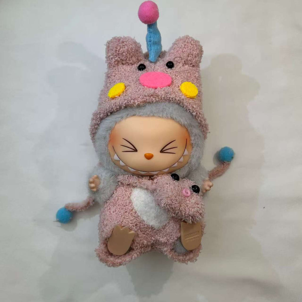 [WY-21]Krising Plush Set-for 17cm Dolls (Labubu-Optimized Fit)⚪
