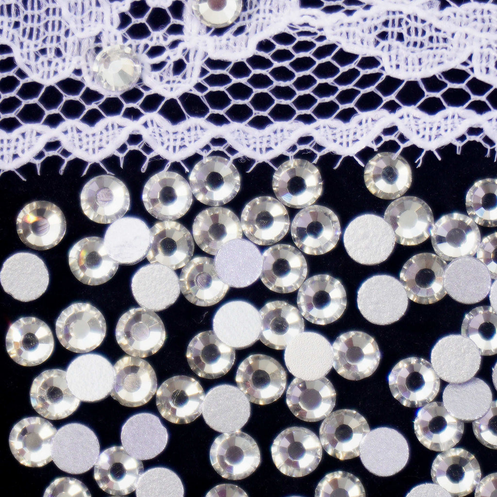 SS12 Nail Diamonds Flat Back Glass Rhinestones for Nail& DIY Jewelry Making Decorations Charms over 120PCS